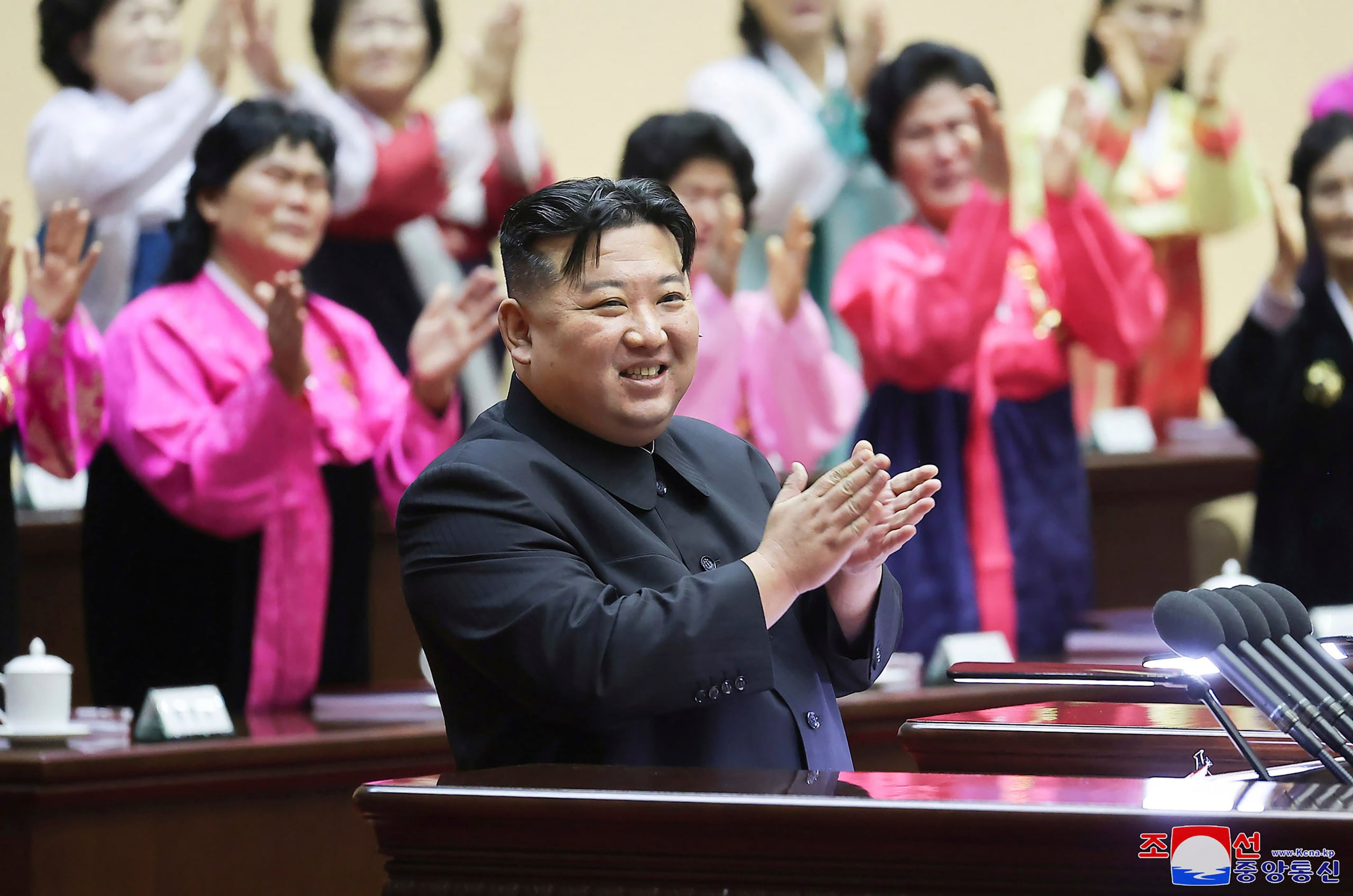 Kim Jong Un (Korean Central News Agency/Korea News Service via AP)