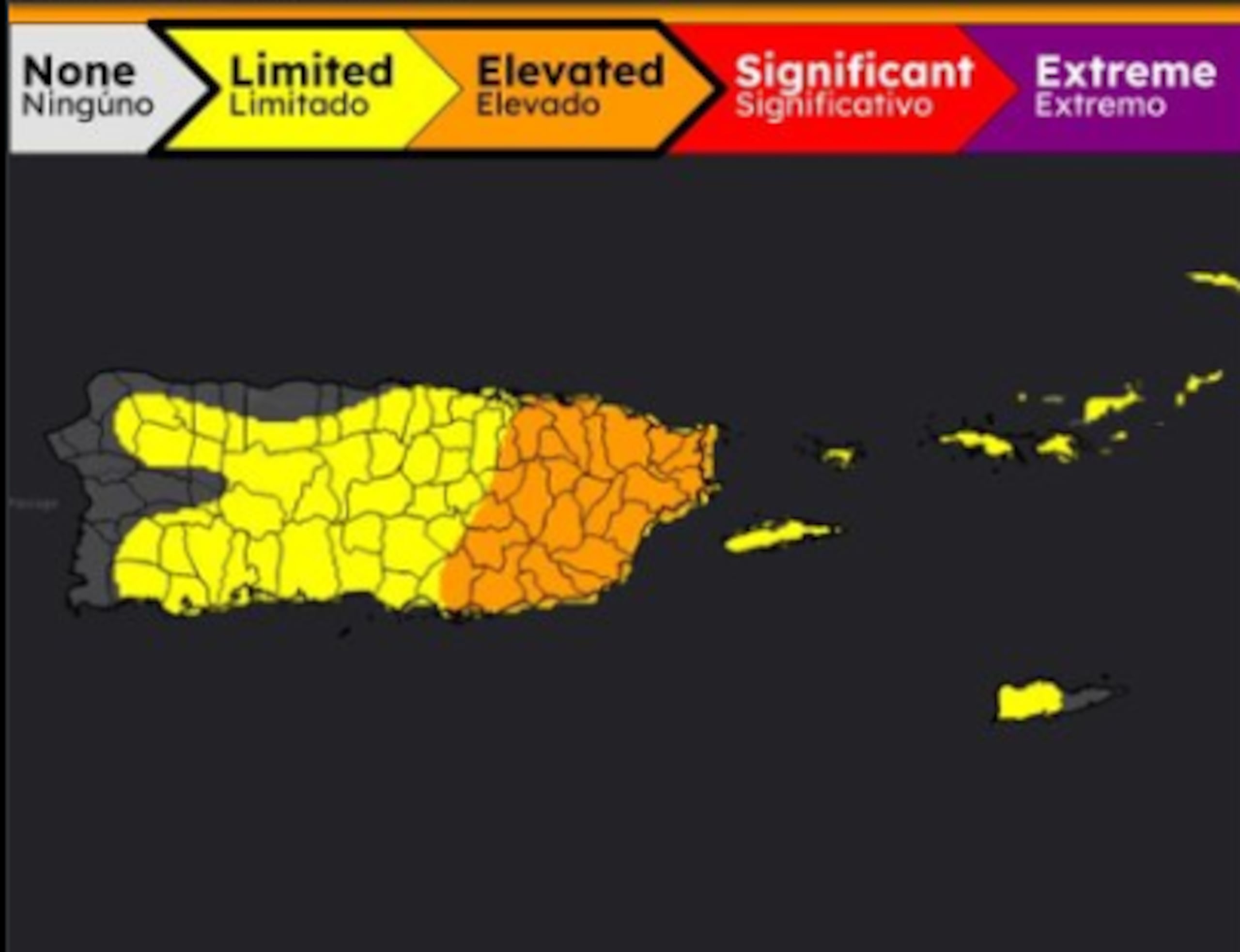 Riesgo de lluvias en Puerto Rico por la cola del huracán Melissa