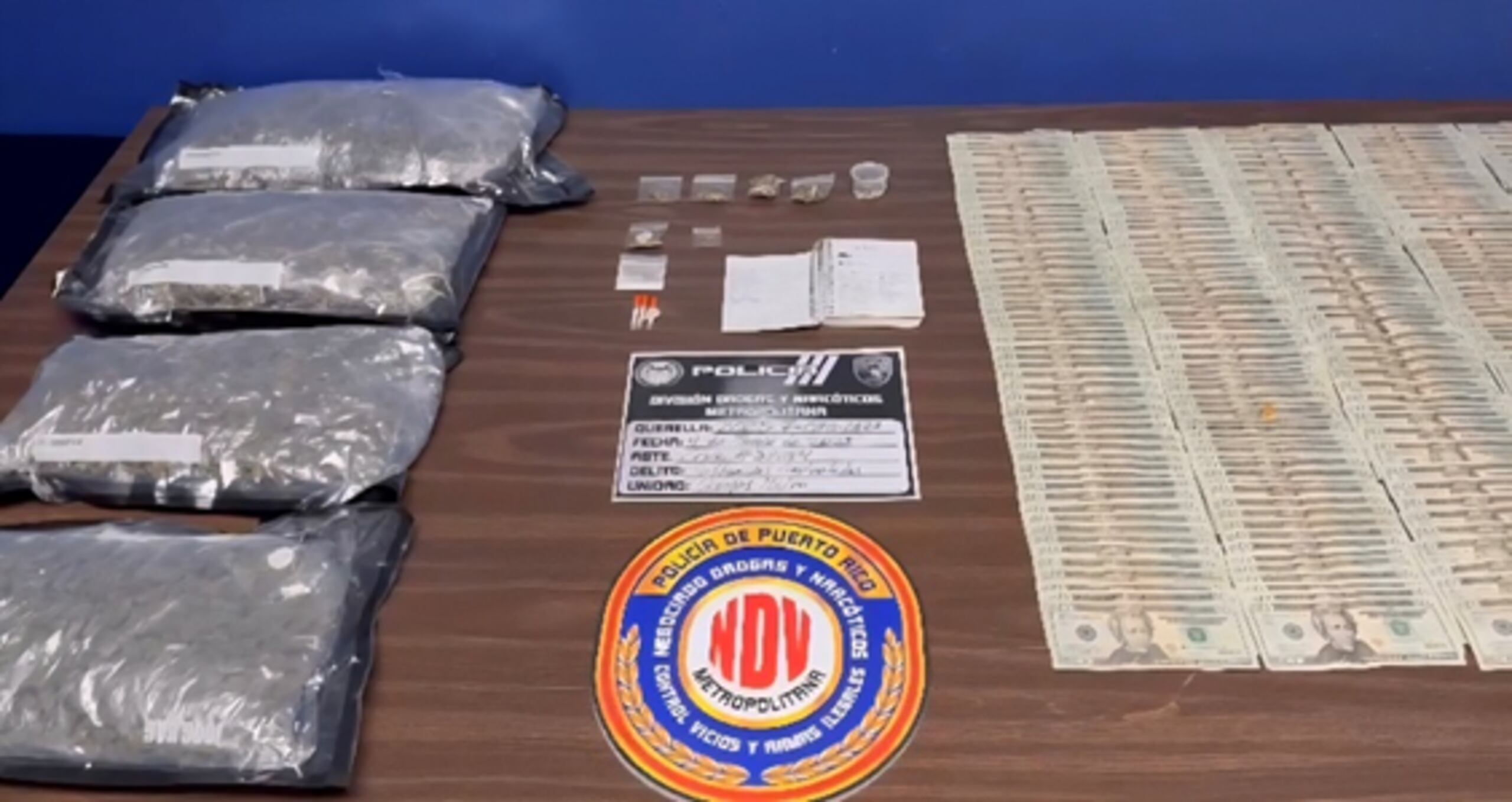 Cuatro libras de marihuana fueron ocupadas mientras se diligenciaba una orden de arresto en Toa Alta.