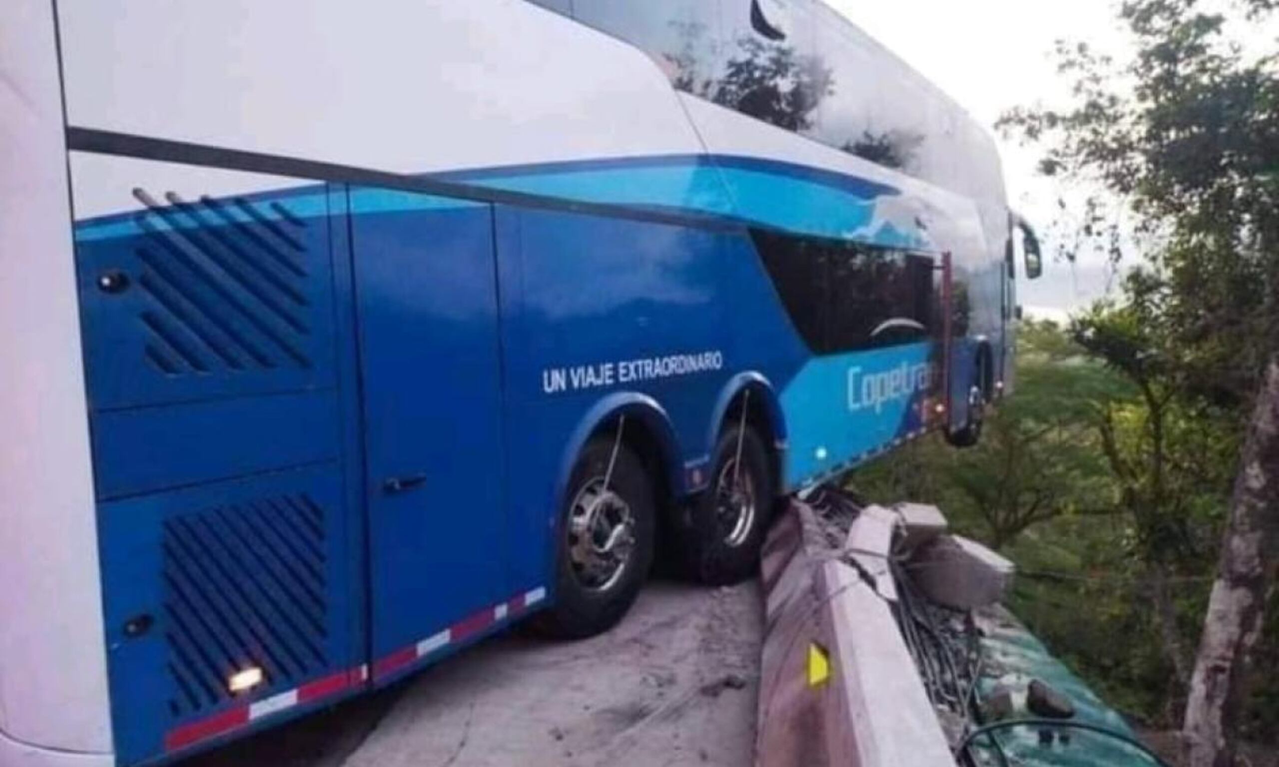 Los pasajeros del vehículo dijeron que al parecer, el conductor sufrió un "microsueño", lo que provocó el accidente.