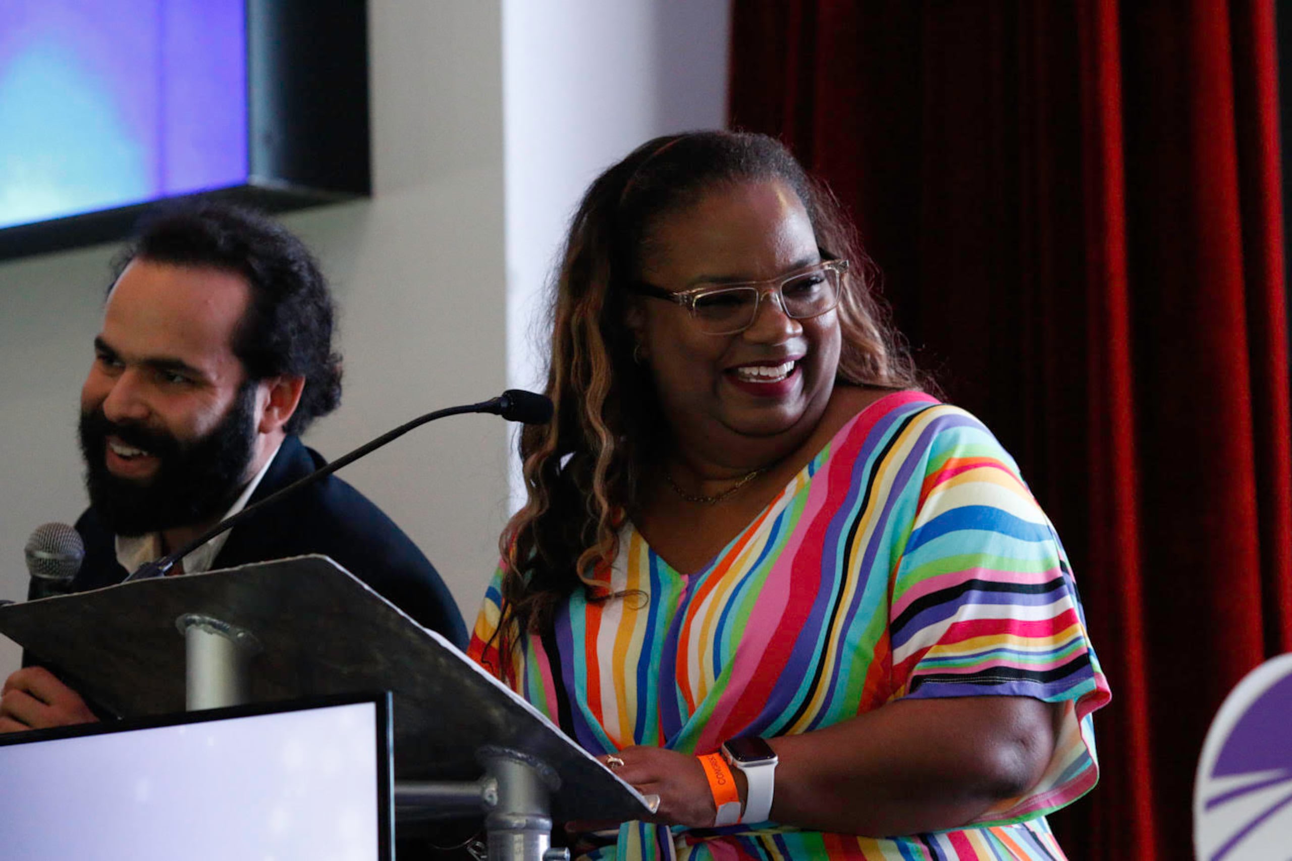 April Verrett es la primera mujer afroamericana que preside la SEIU.