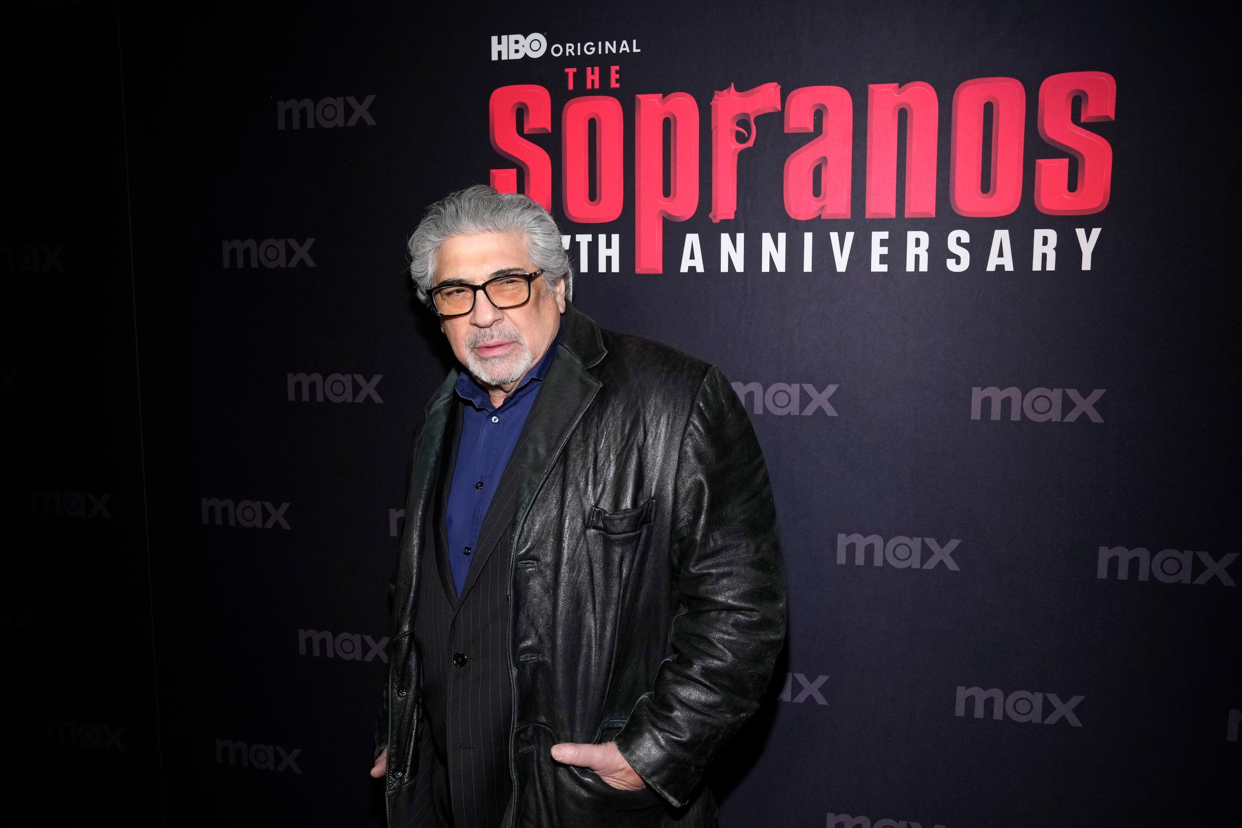 Vincent Pastore en la celebración del 25.º aniversario de "The Sopranos" el 10 de enero de 2024, en Nueva York. (Foto de Charles Sykes/Invision/AP/Archivo)