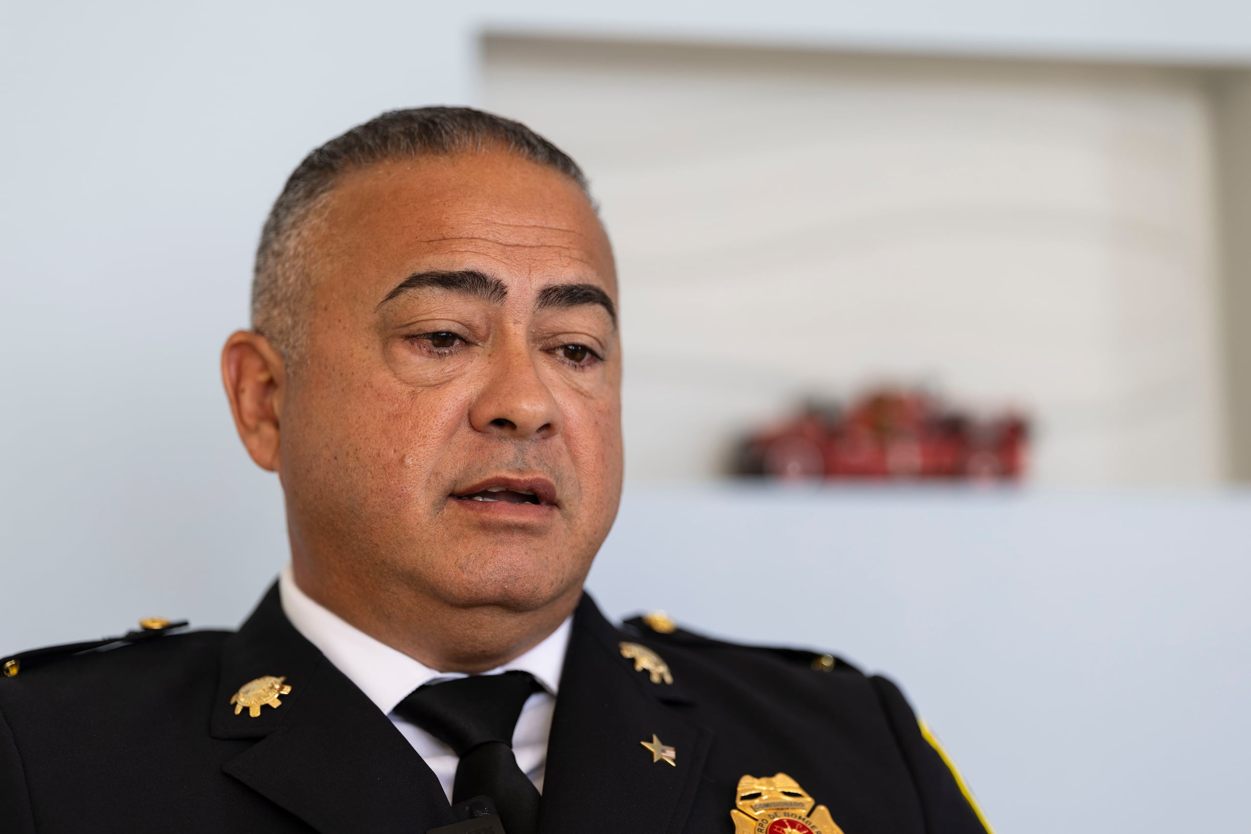 Josué Iván Piñeiro Torres, comisionado del Negociado del Cuerpo de Bomberos