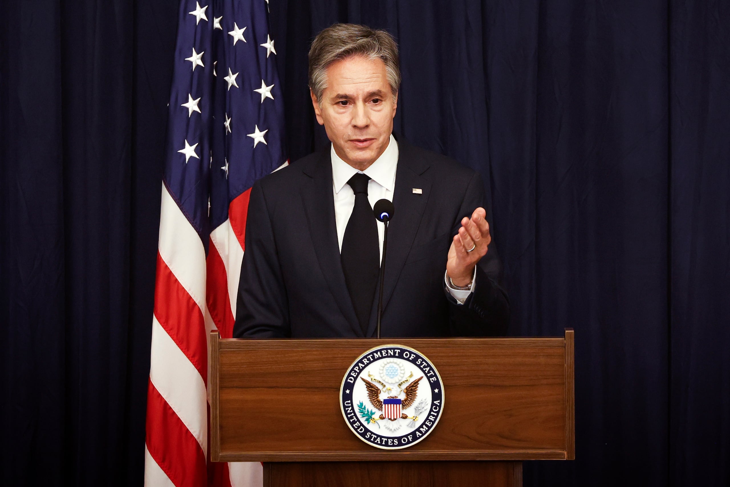 El secretario de Estado de Estados Unidos, Antony Blinken. (EFE/EPA/MAST IRHAM)
