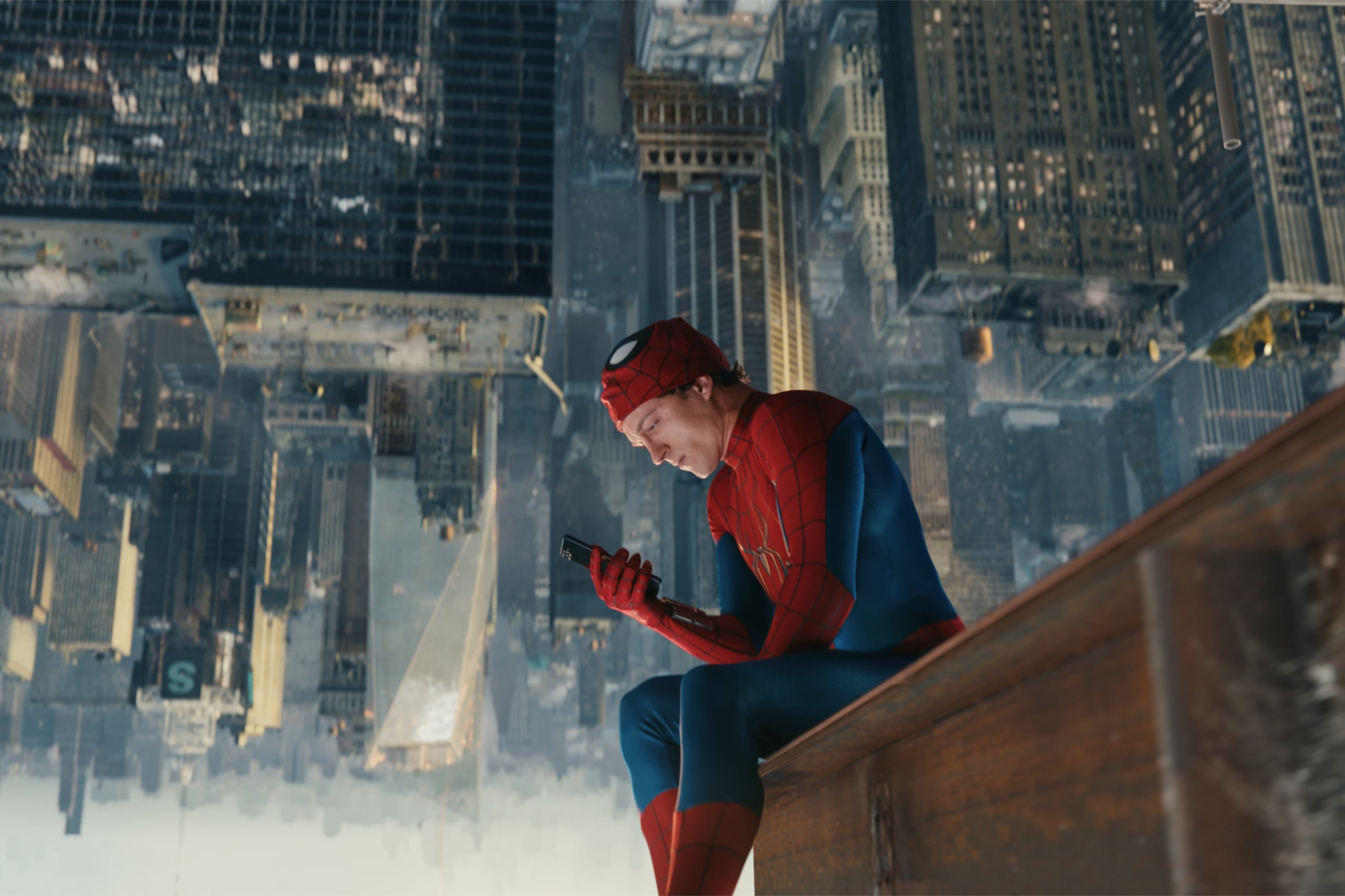 Tom Holland en una escena de "Spider-Man: Brand New Day."