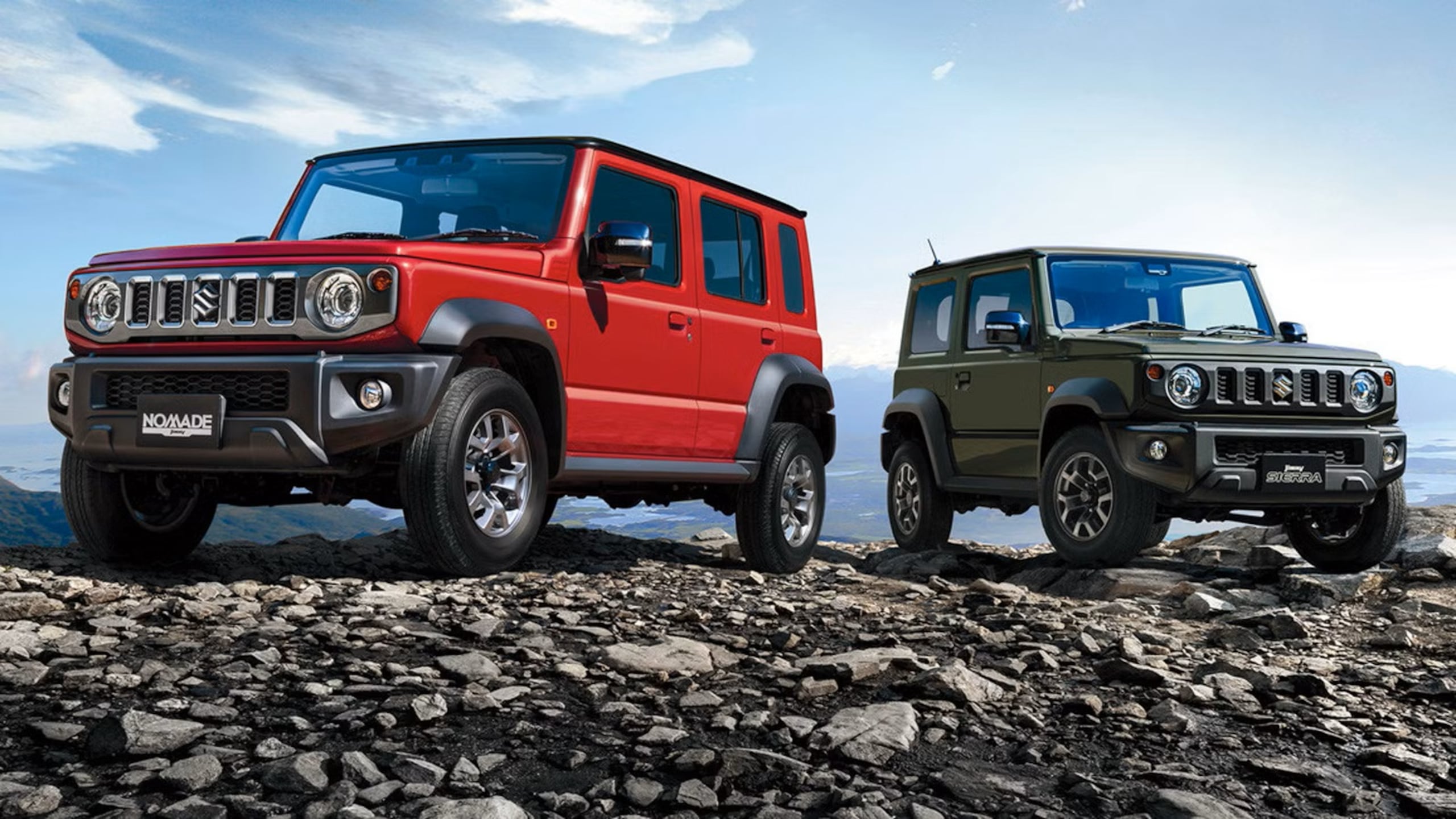 La línea Jimny de Suzuki, compuesta de dos modelos: el Nomade, de cuatro puertas y el Sierra, de dos, no llegaron a la Isla.