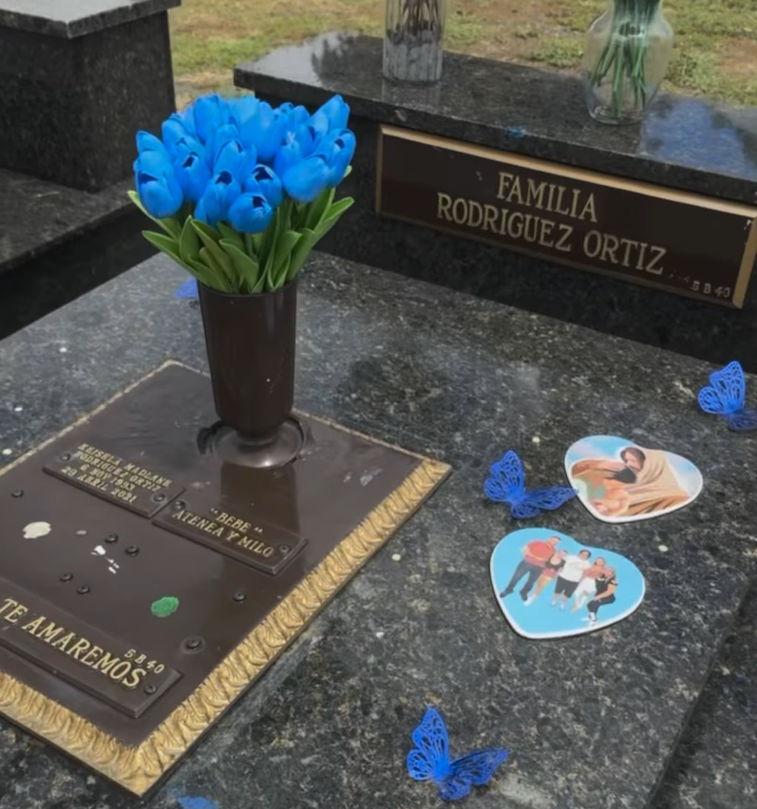 Tumba de Keishla Rodríguez Ortiz.