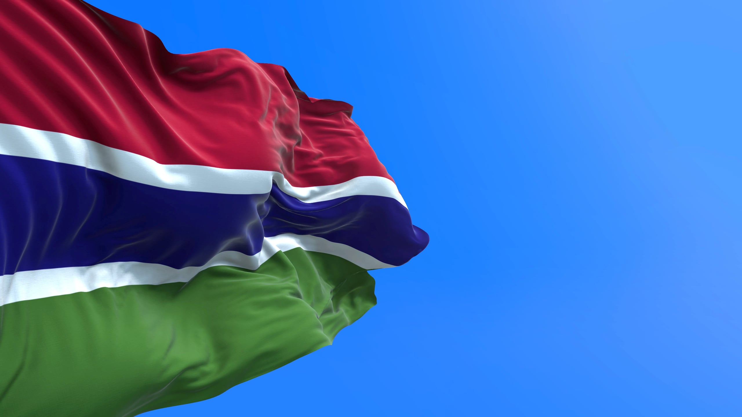 Bandera de Gambia.