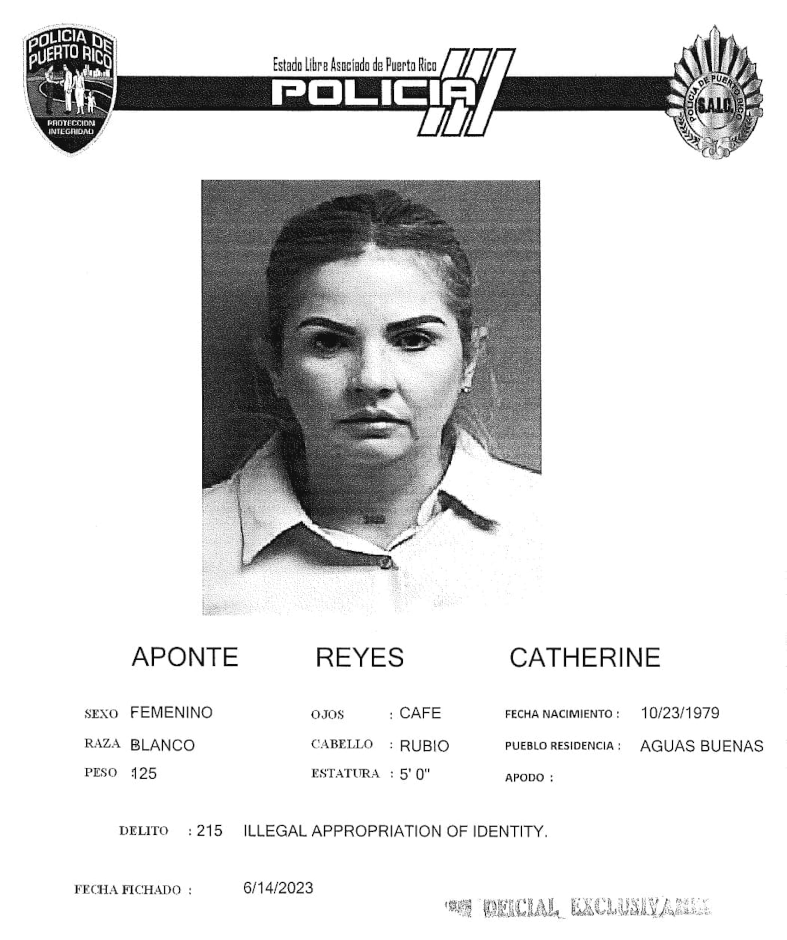 Catherine Aponte Reyes enfrenta cargos por fraude al PUA.