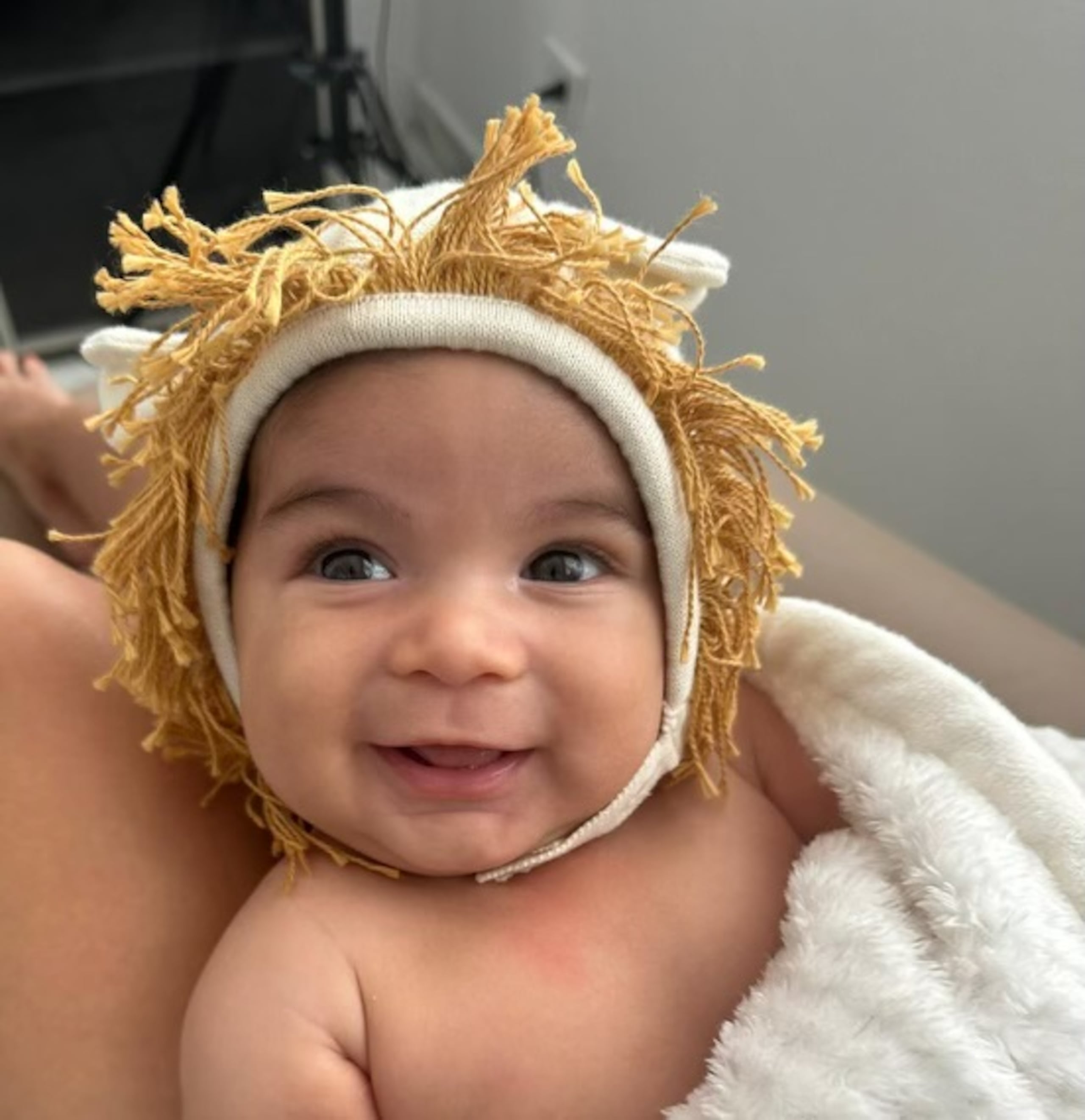 Milo, el bebé de la modelo y empresaria Chanty Vargas.