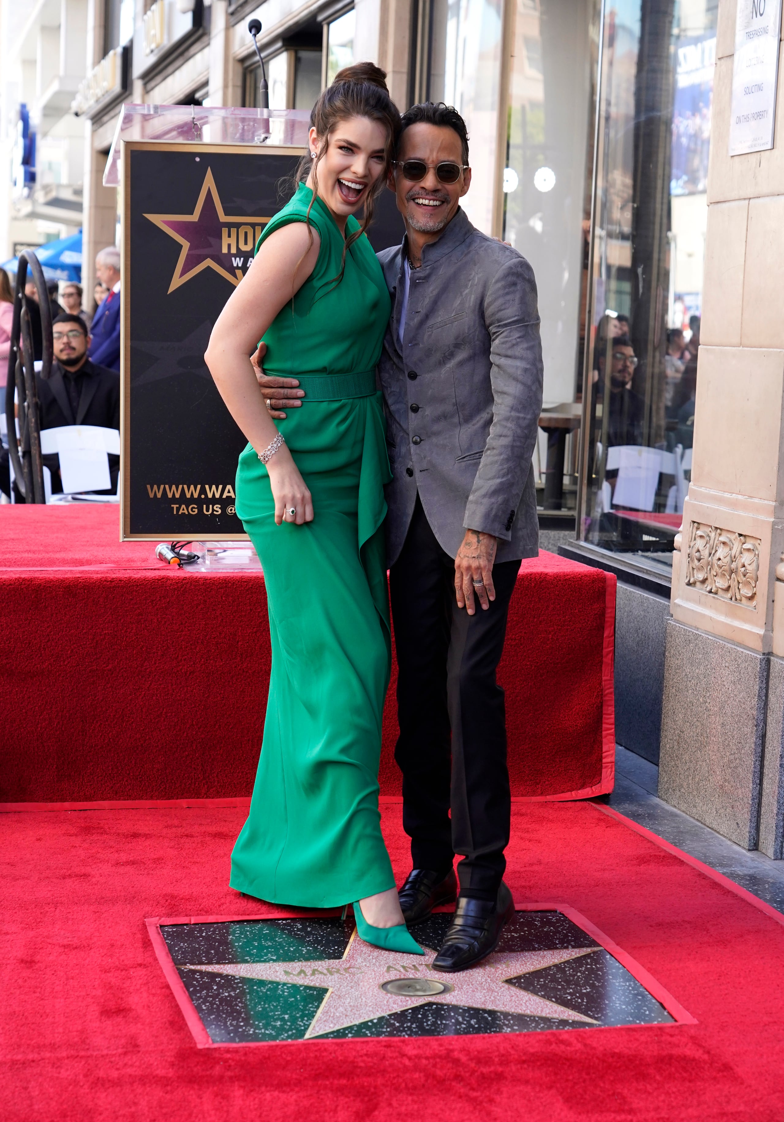 Nadia Ferreira y Marc Anthony.