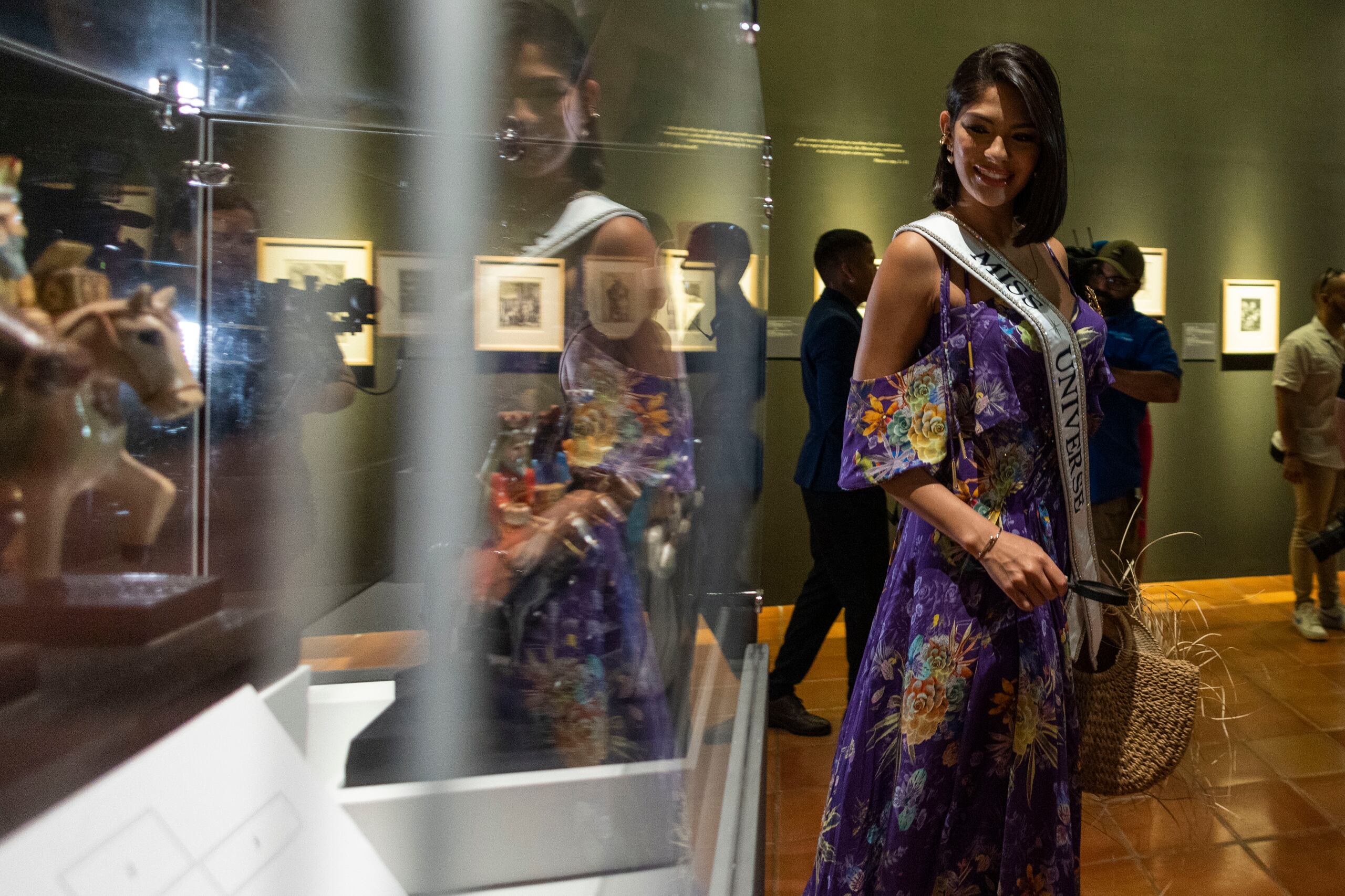 Entre otras cosas, la nicaragüense visitó el Museo de San Juan.
