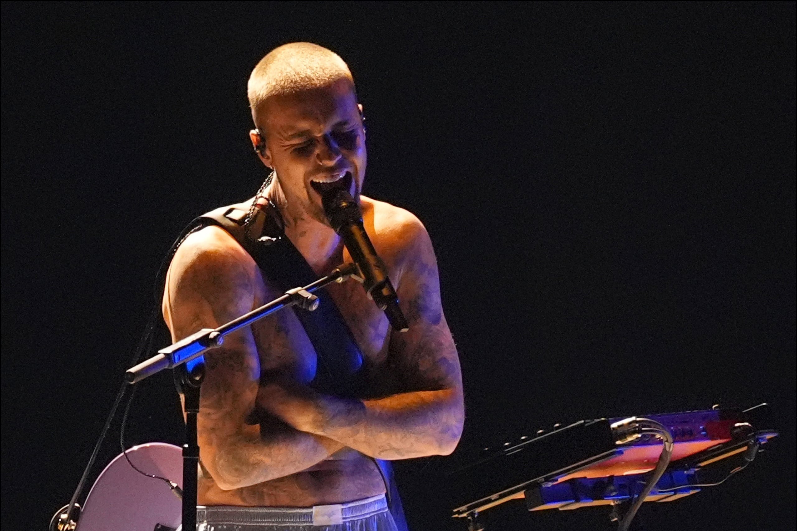 Justin Bieber durante la pasada edición de los Premios Grammy.