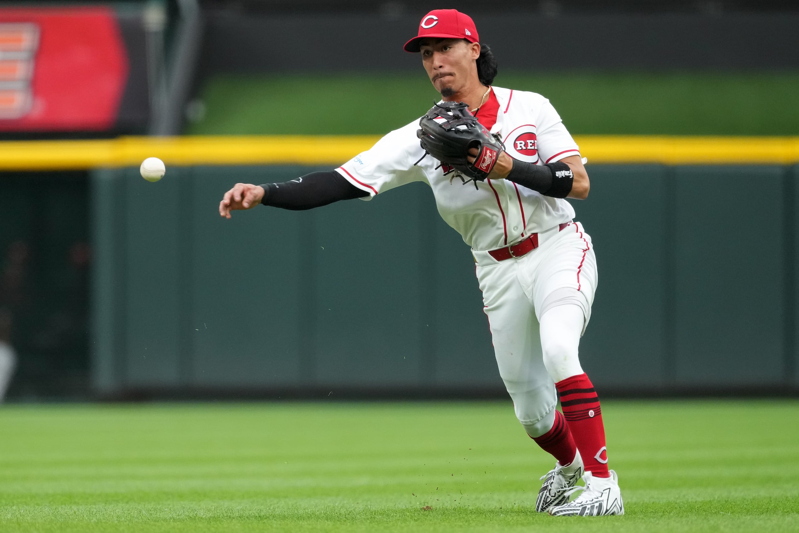 Edwin Arroyo debutó con los Reds en segunda base.