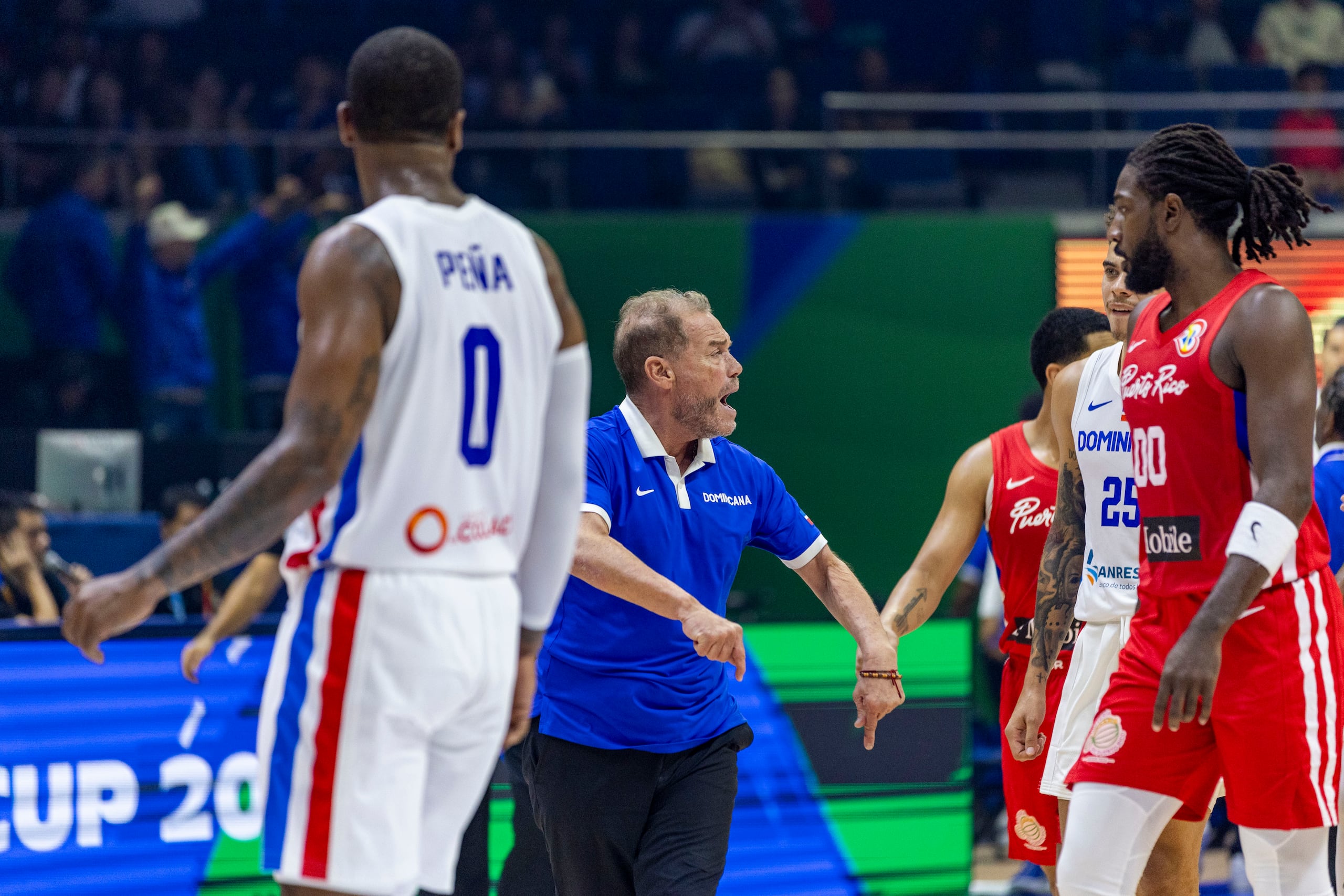 Néstor García, dirigente de la República Dominicana, asumió la responsabilidad por el revés ante Puerto Rico.