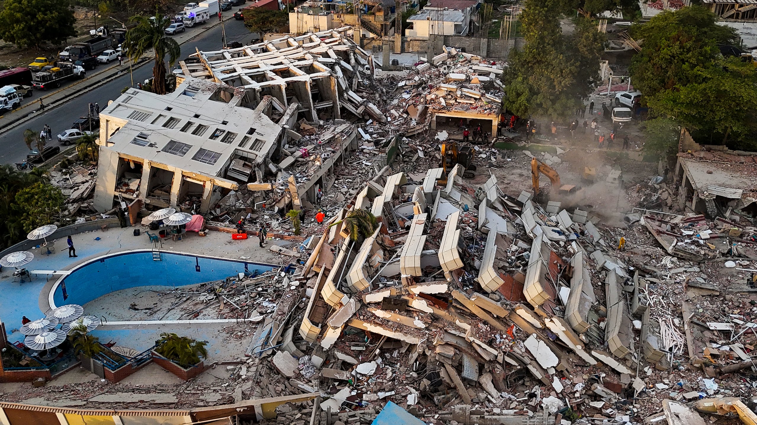 Destrucción causada por los terremotos en Venezuela. (Miguel Medina/Pool Photo via AP)