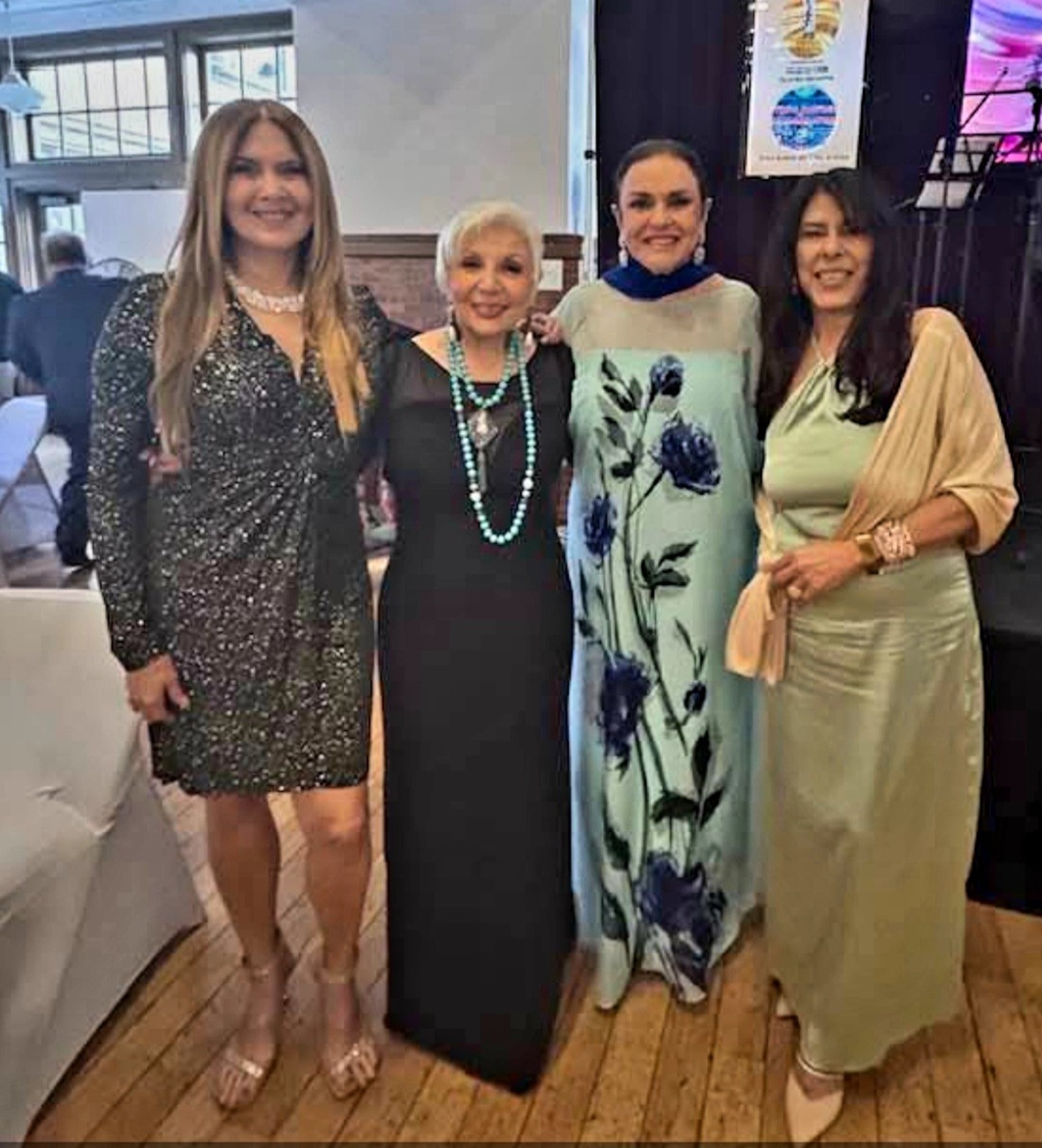 Sully Díaz, Ángela Meyer, Marilyn Pupo y Amneris Morales recibieron el premio en el Museo El Barrio’s Artspace.