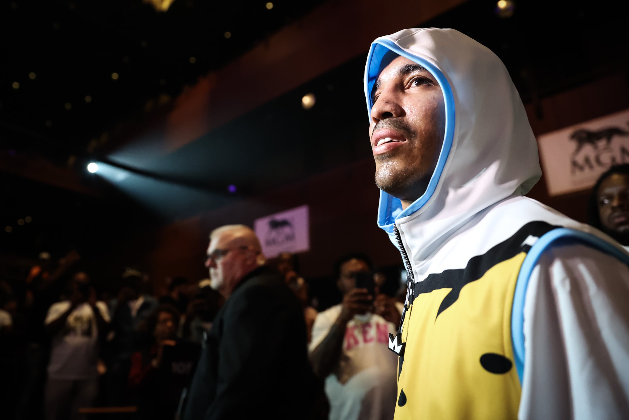 Manny Rodríguez se convirtió en campeón gallo por segunda ocasión al derrotar por decisión unánime a Melvin López el 12 de agosto del 2023. (Showtime / Amanda Westcott)