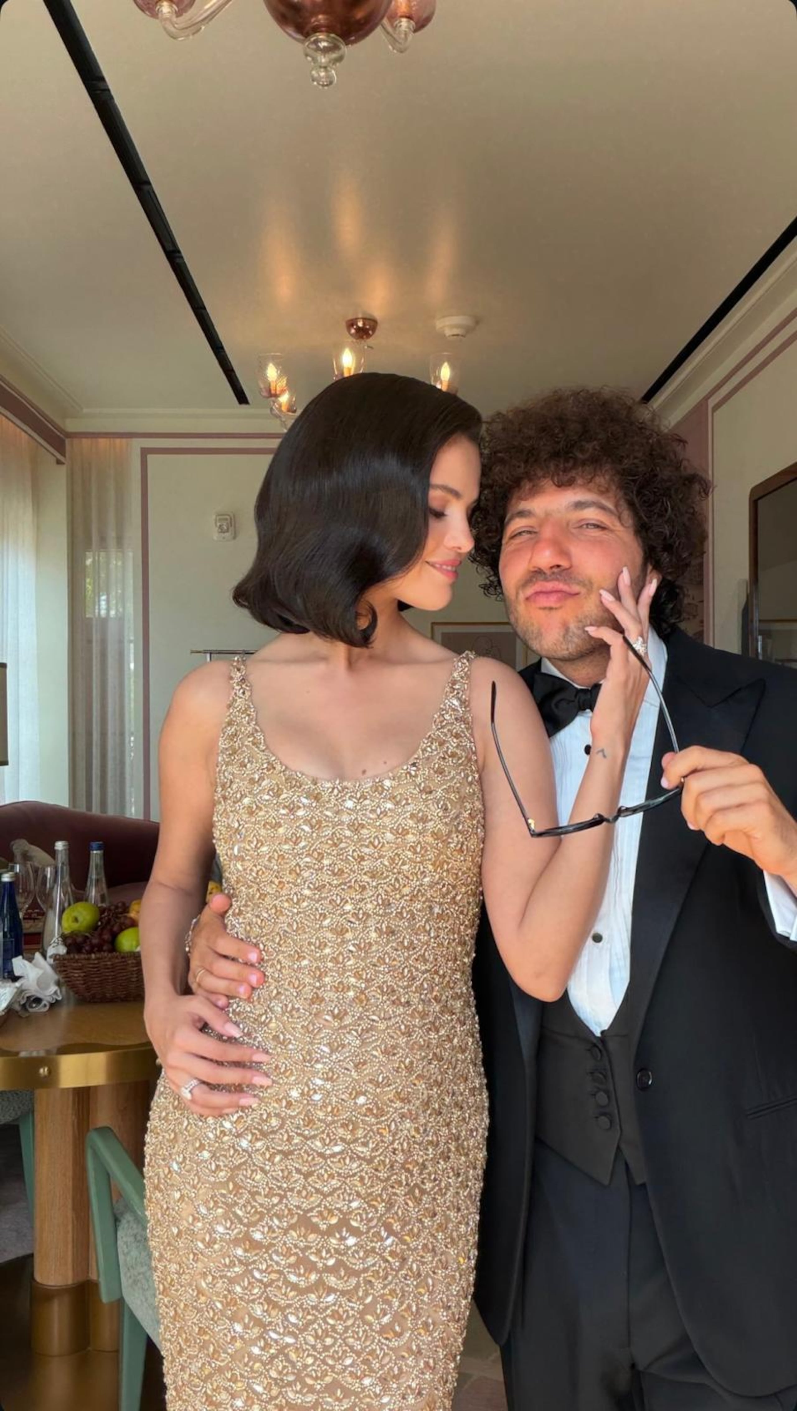 Selena Gómez y su esposo, Benny Blanco.
