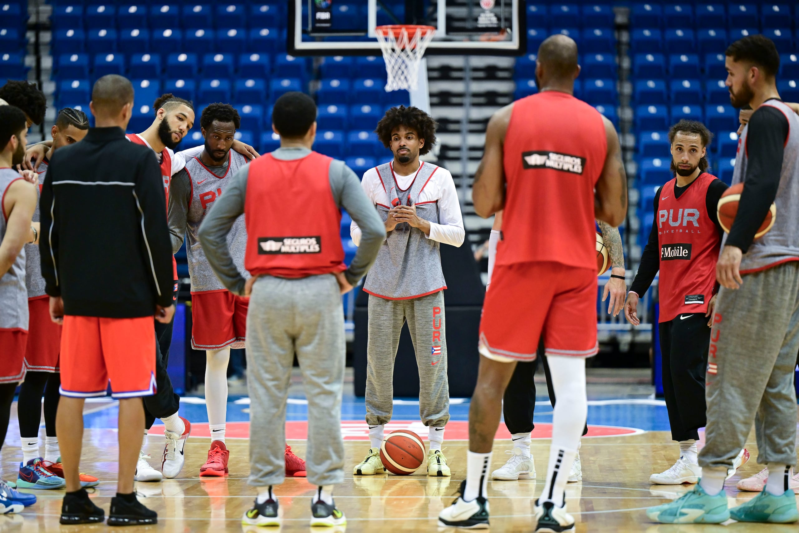 La Selección realizó esta tarde su primera práctica en el Coliseo de Puerto Rico previo a su participación en el Repechaje.