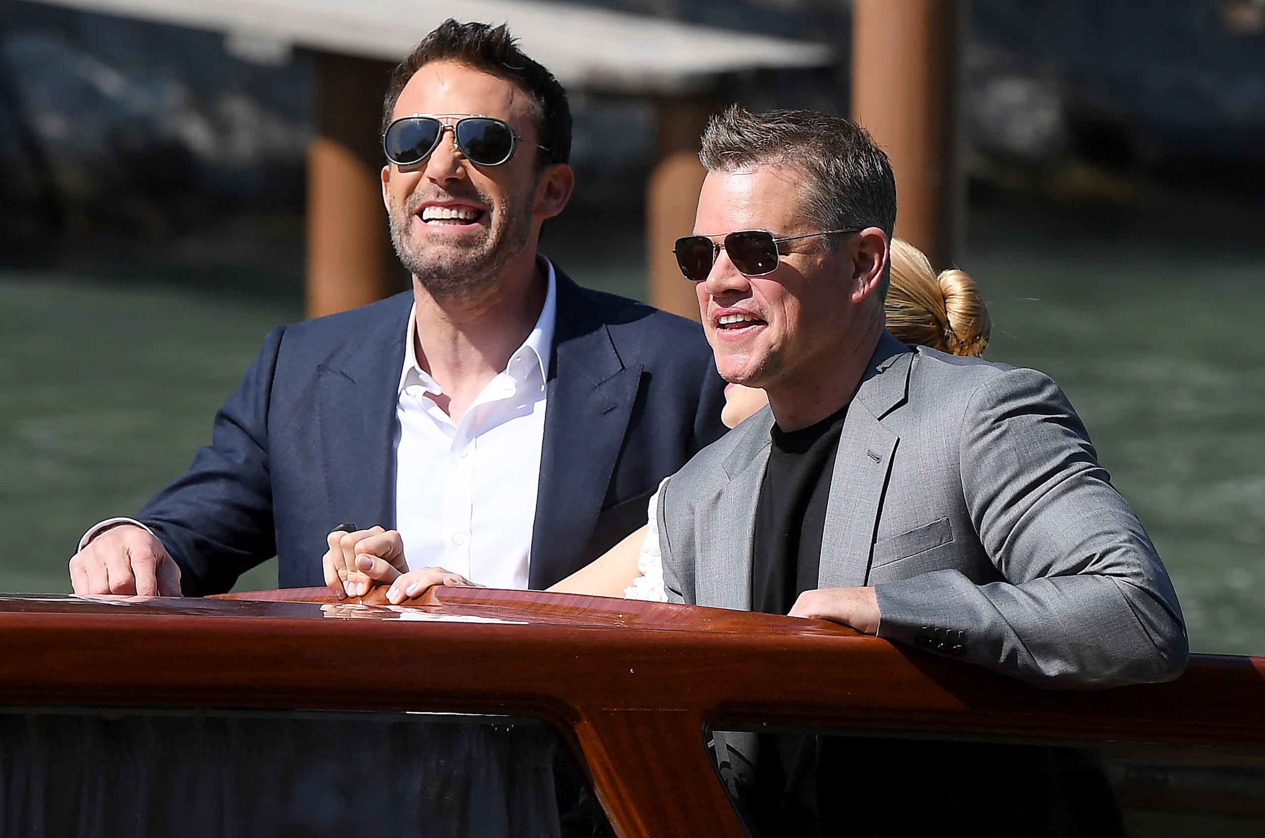 Los actores estadounidenses Matt Damon y Ben Affleck