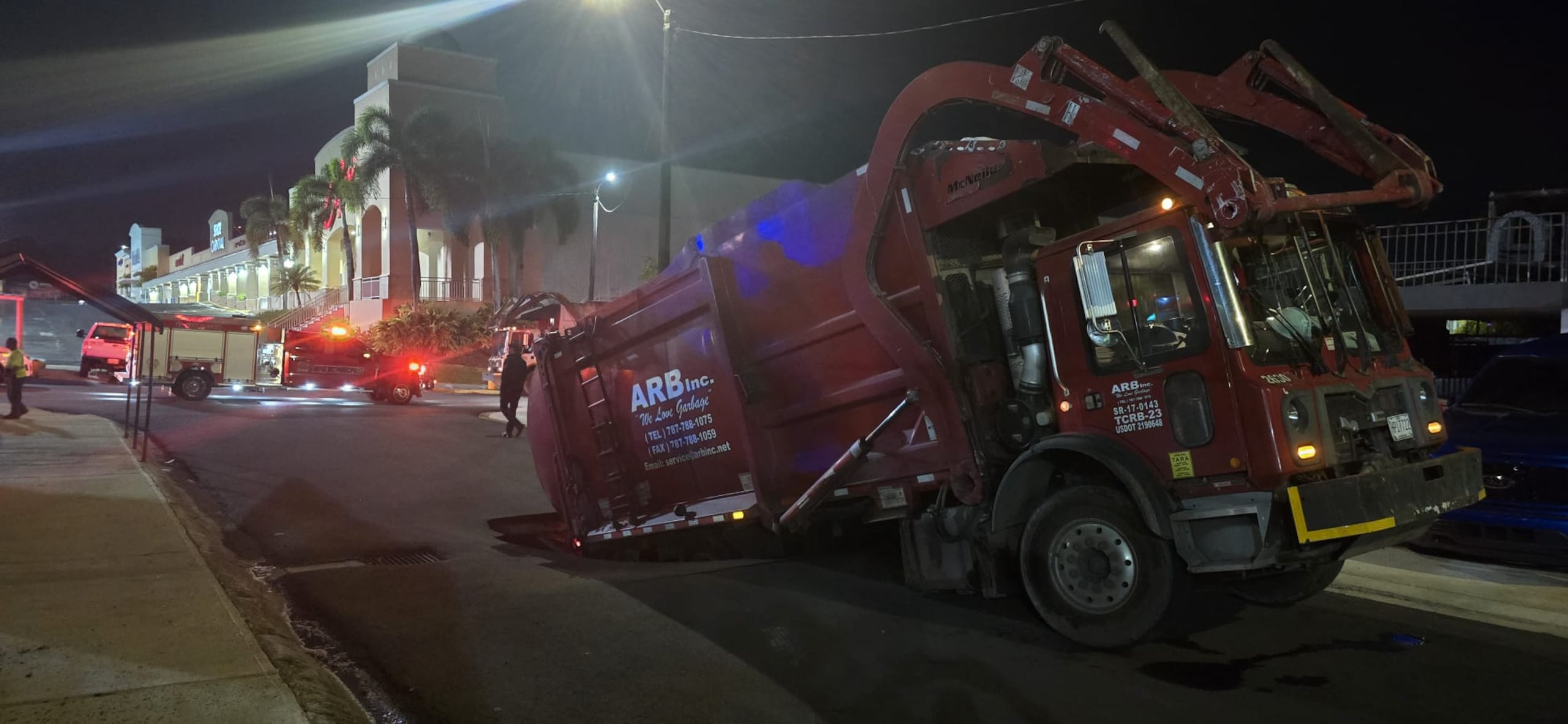 El incidente ocurrió esta madrugada.