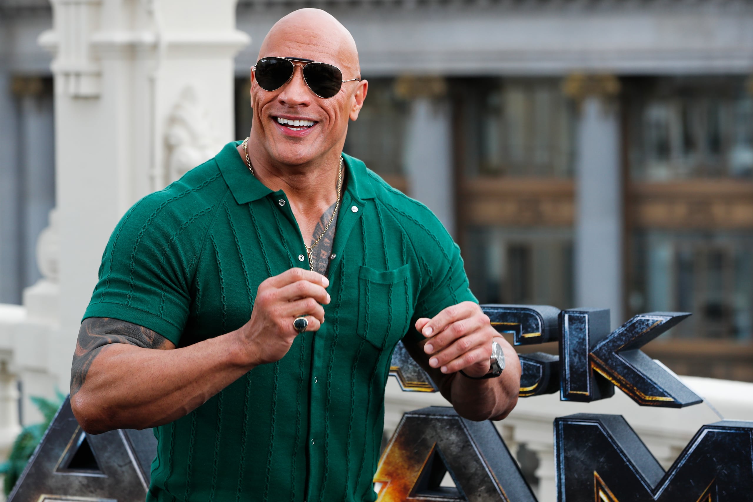 El actor estadounidense Dwayne Johnson "The Rock"