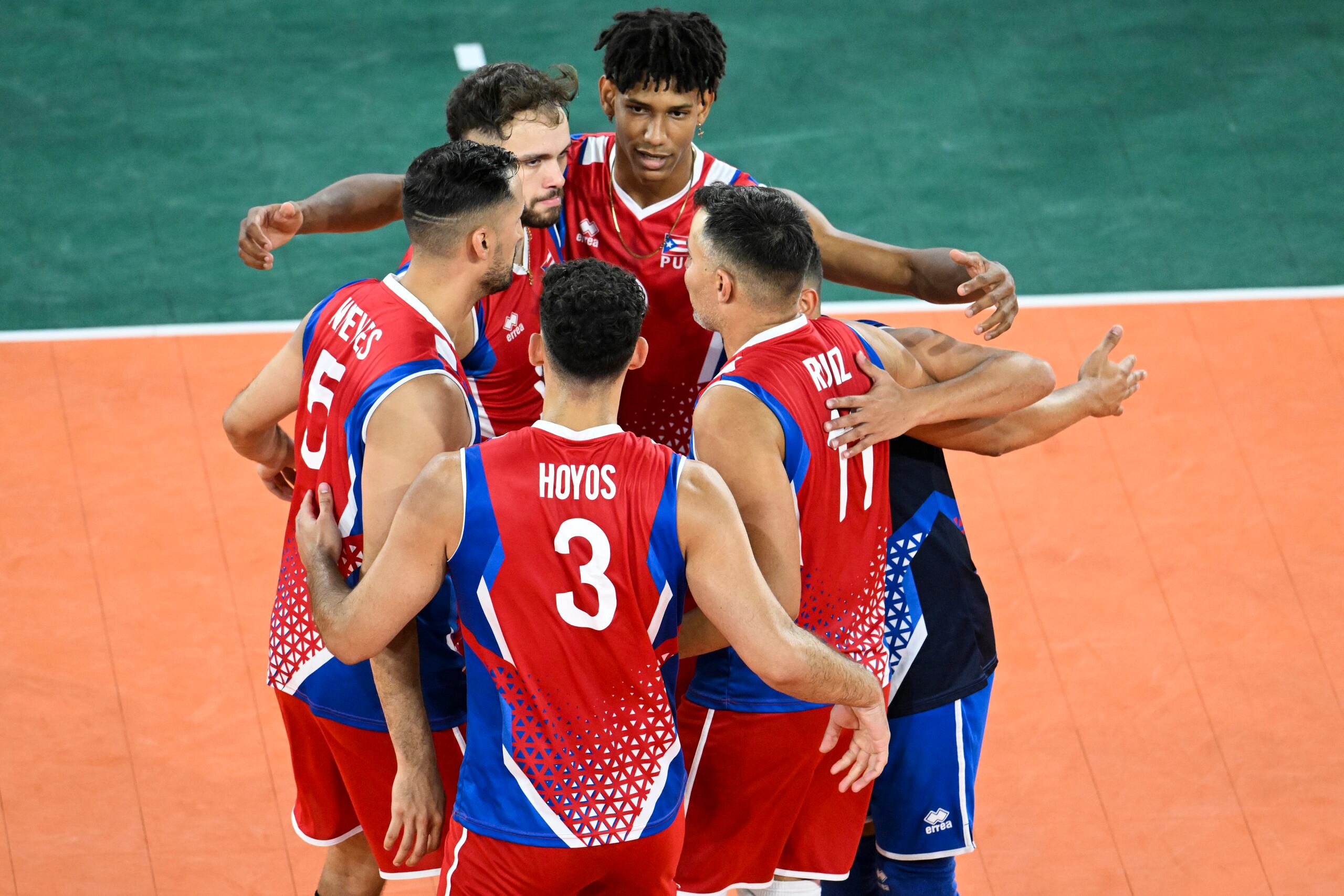 La Selección Nacional de Voleibol celebra un puntos sobre Trinidad y Tobago para instalarse en la fase semifinal del torneo.