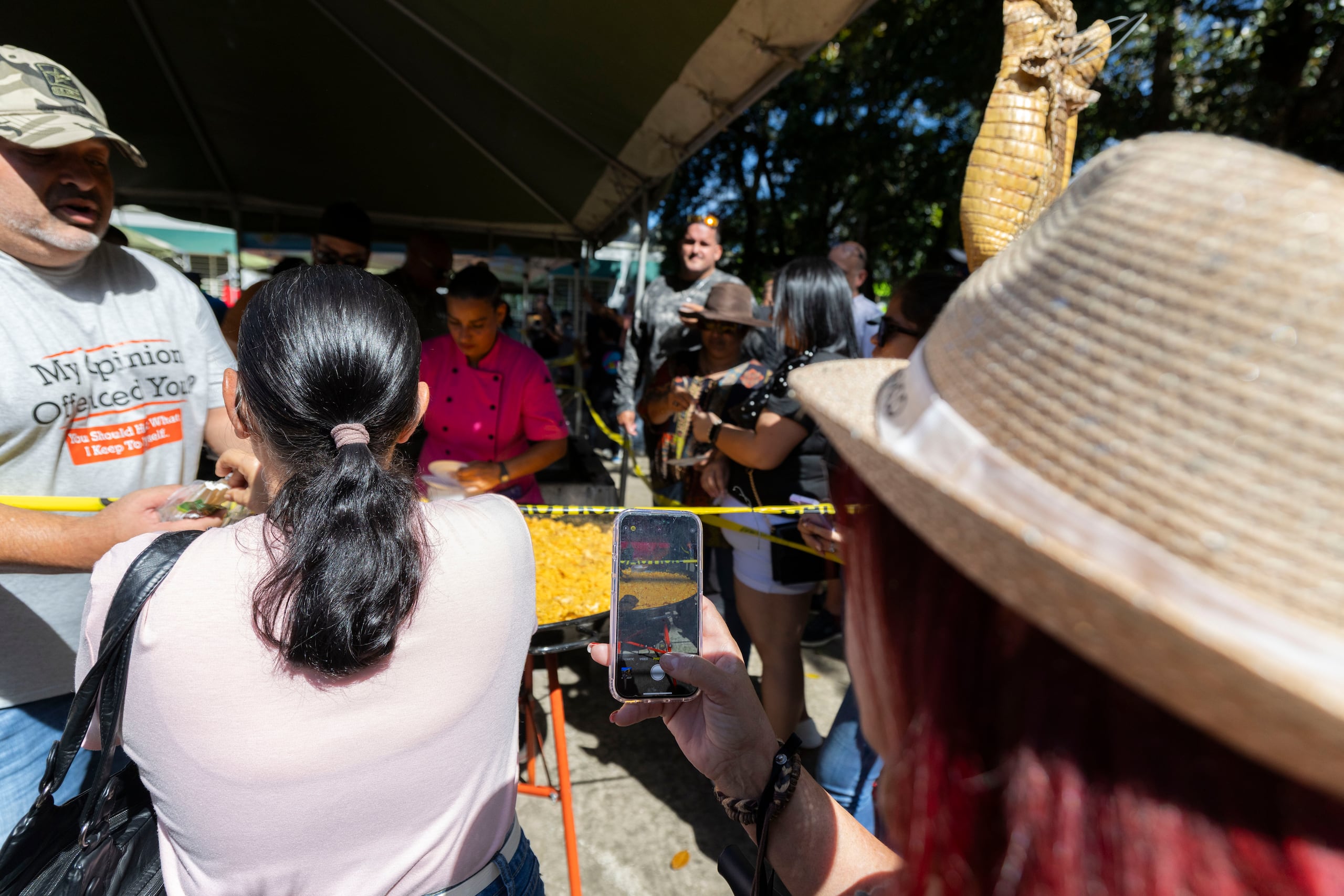 Cientos de familias llegaron hasta el festival.