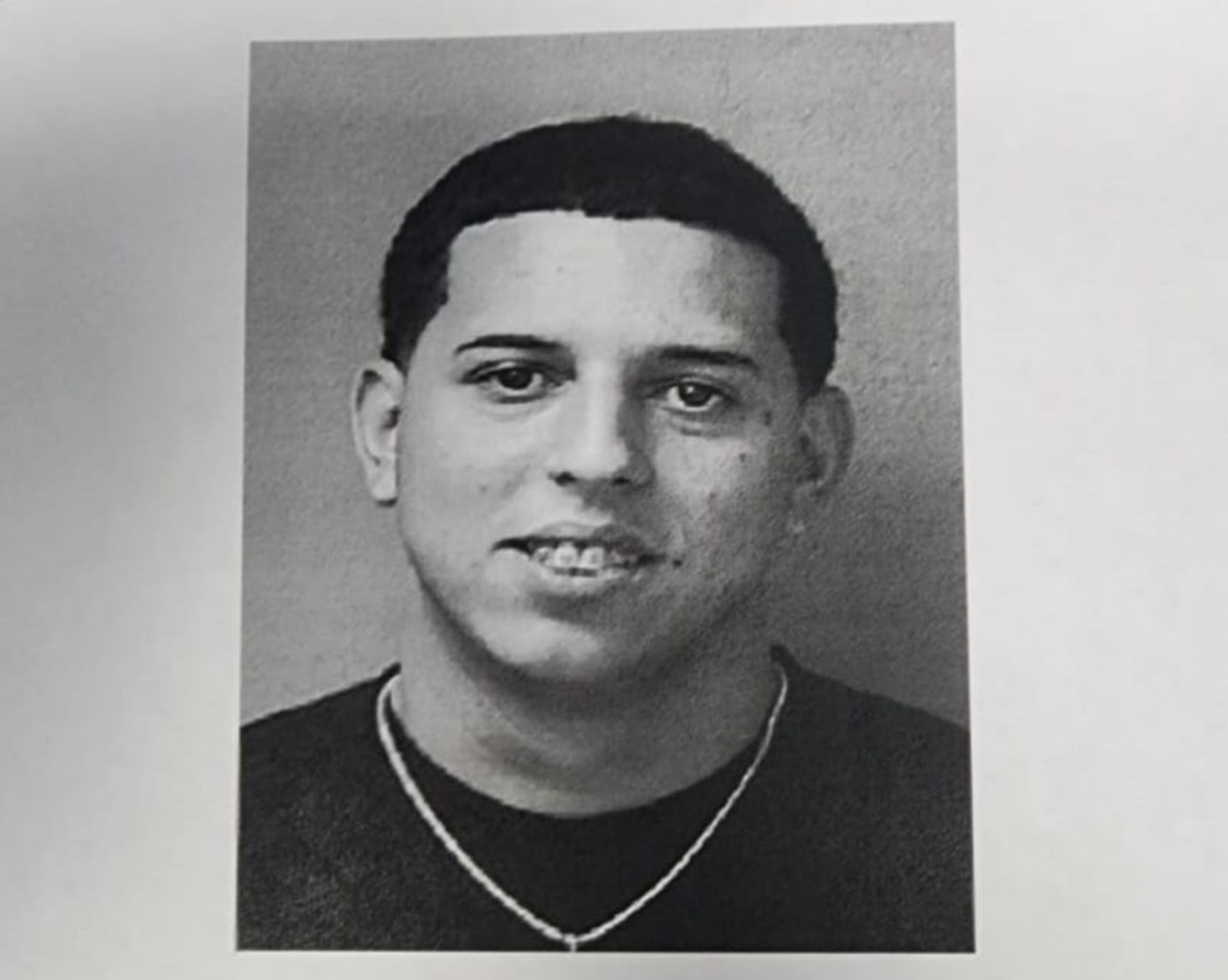 Ficha policial de Luis Alexander Meléndez Ríos.