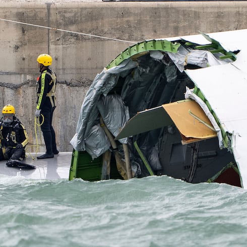 FOTOS: Tragedia con avión hundido en Hong Kong