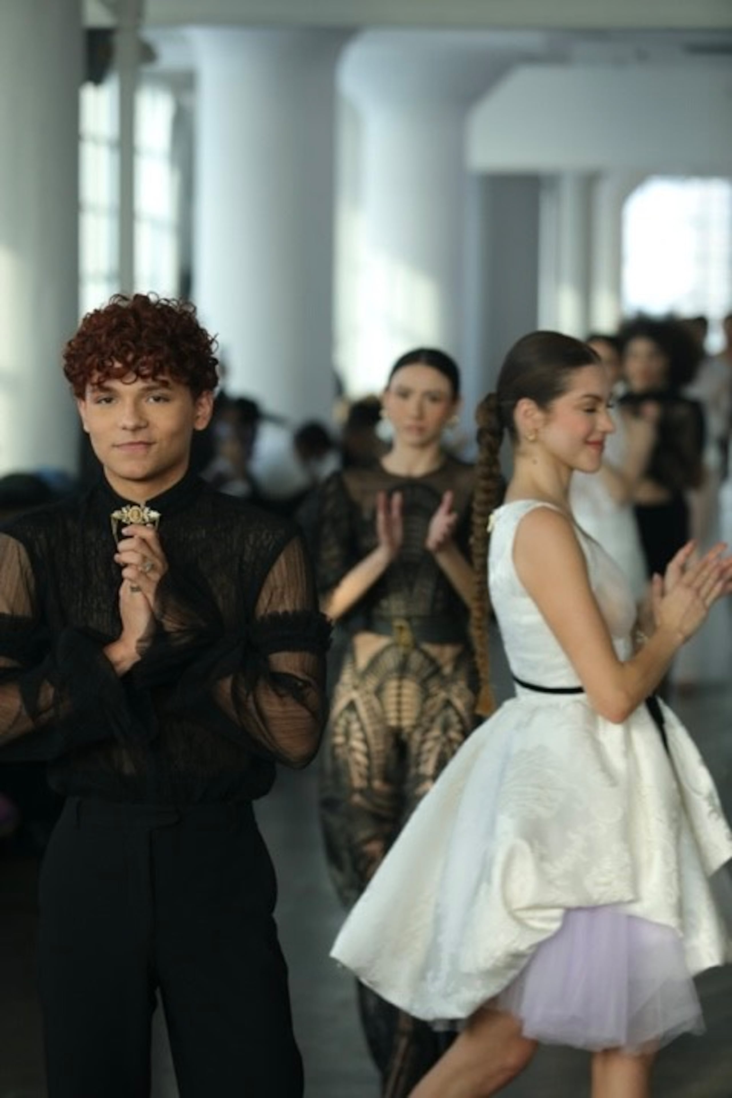 Borrero presentó su colección durante la Semana de la Moda de Nueva York.