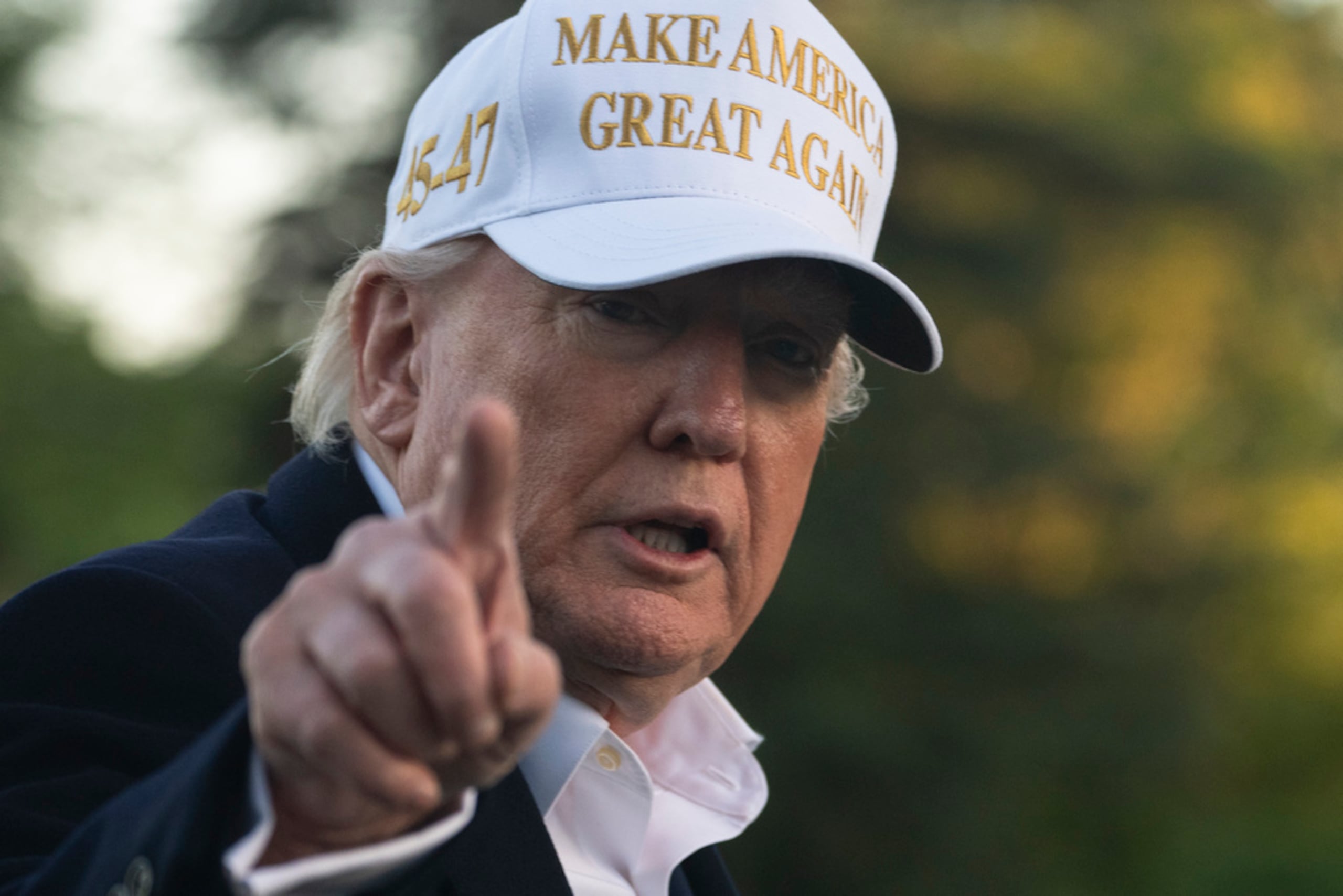 El presidente Donald Trump hizo sus expresiones en una entrevista con “Meet the Press” de la cadena NBC