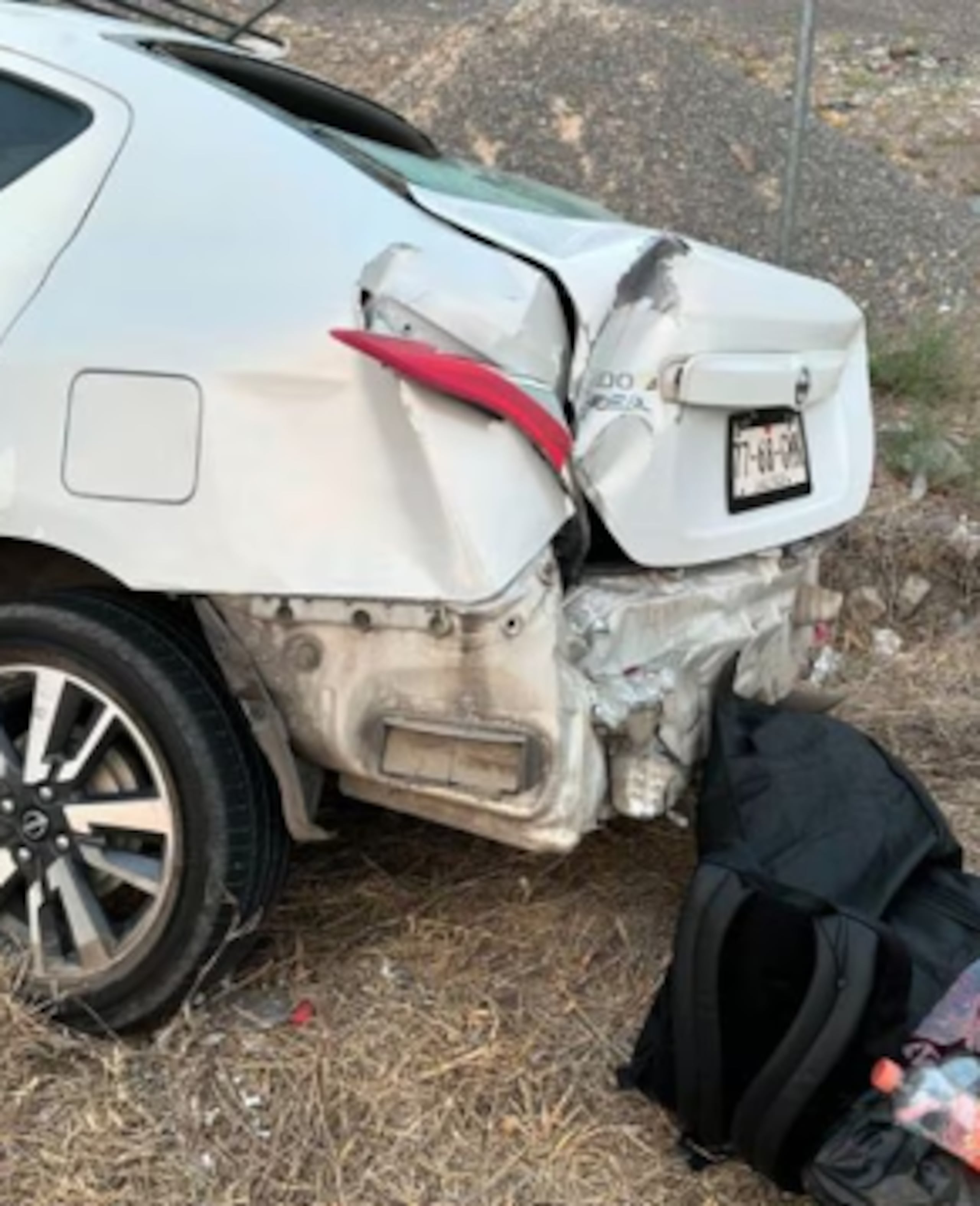 Vehículo de Salvador Arzate.