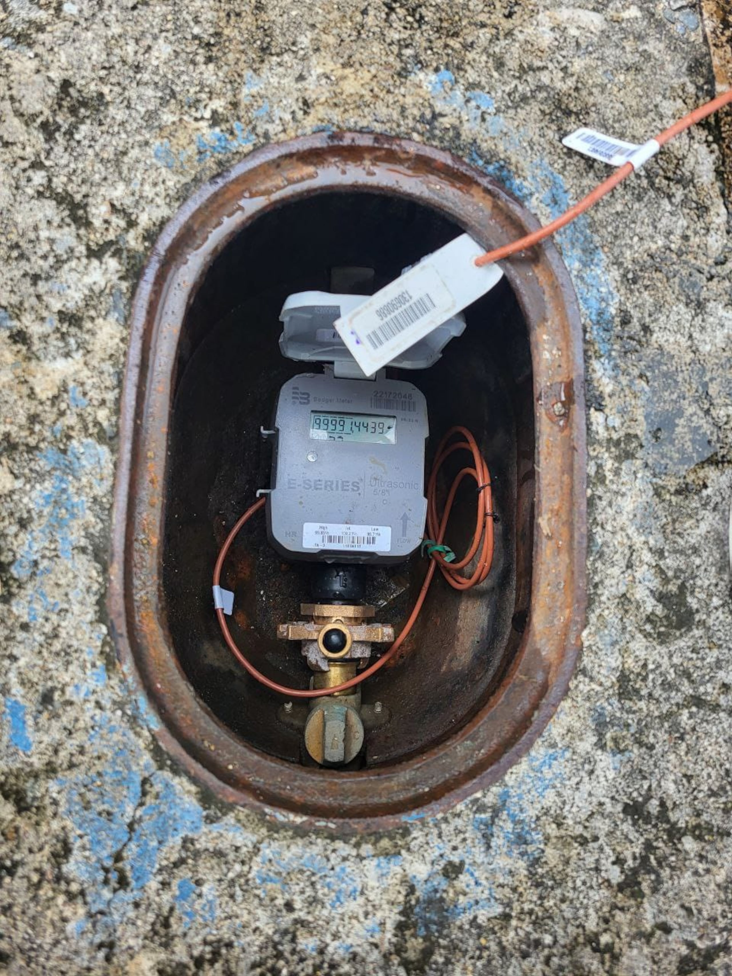 Uno de los tres modelos de contador que prueba la AAA como parte de su plan piloto para cambiar todos los contadores de agua potable en la Isla.