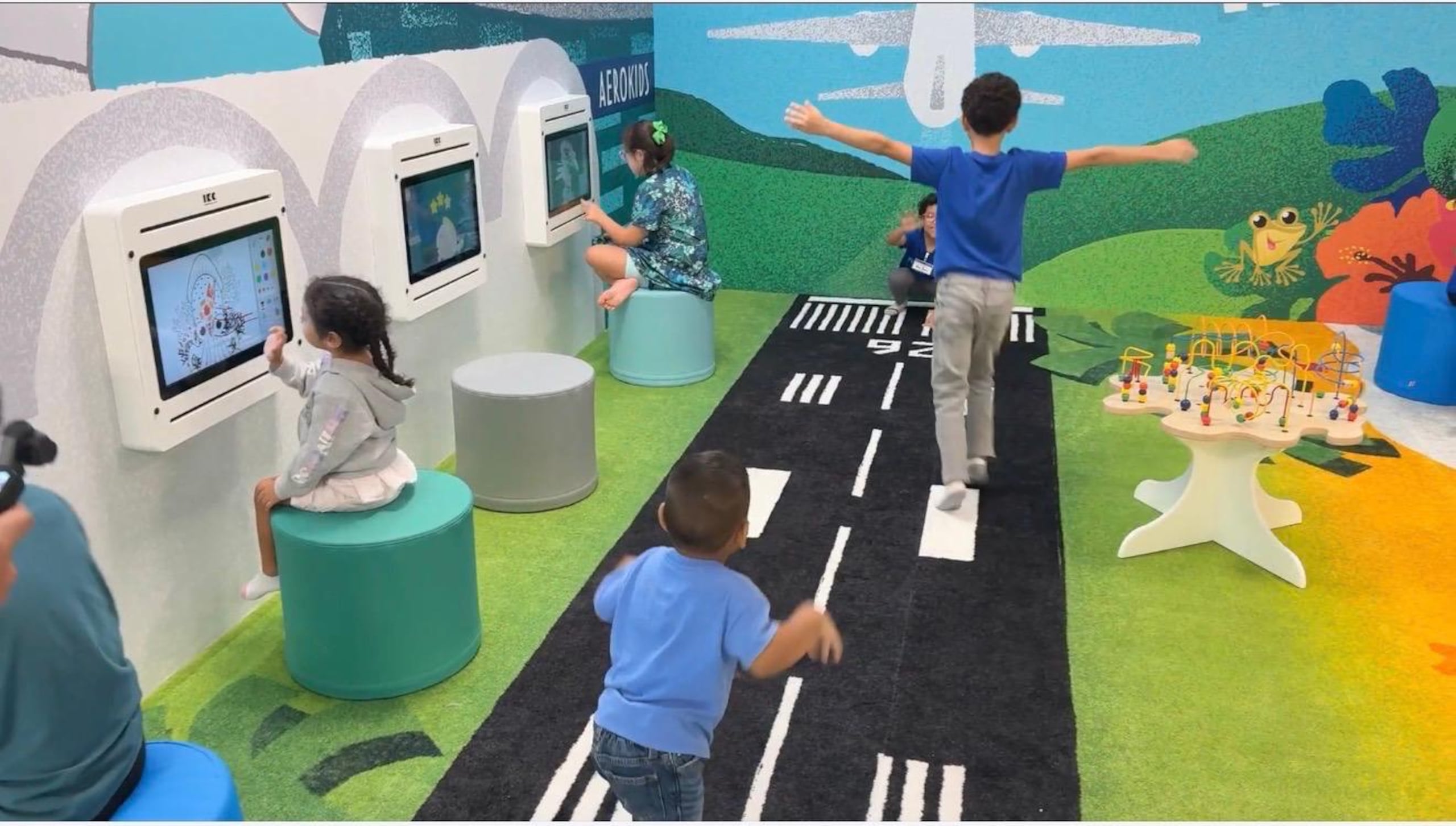Aerokids es el nuevo espacio para niños en el aeropuerto Luis Muñoz Marín.