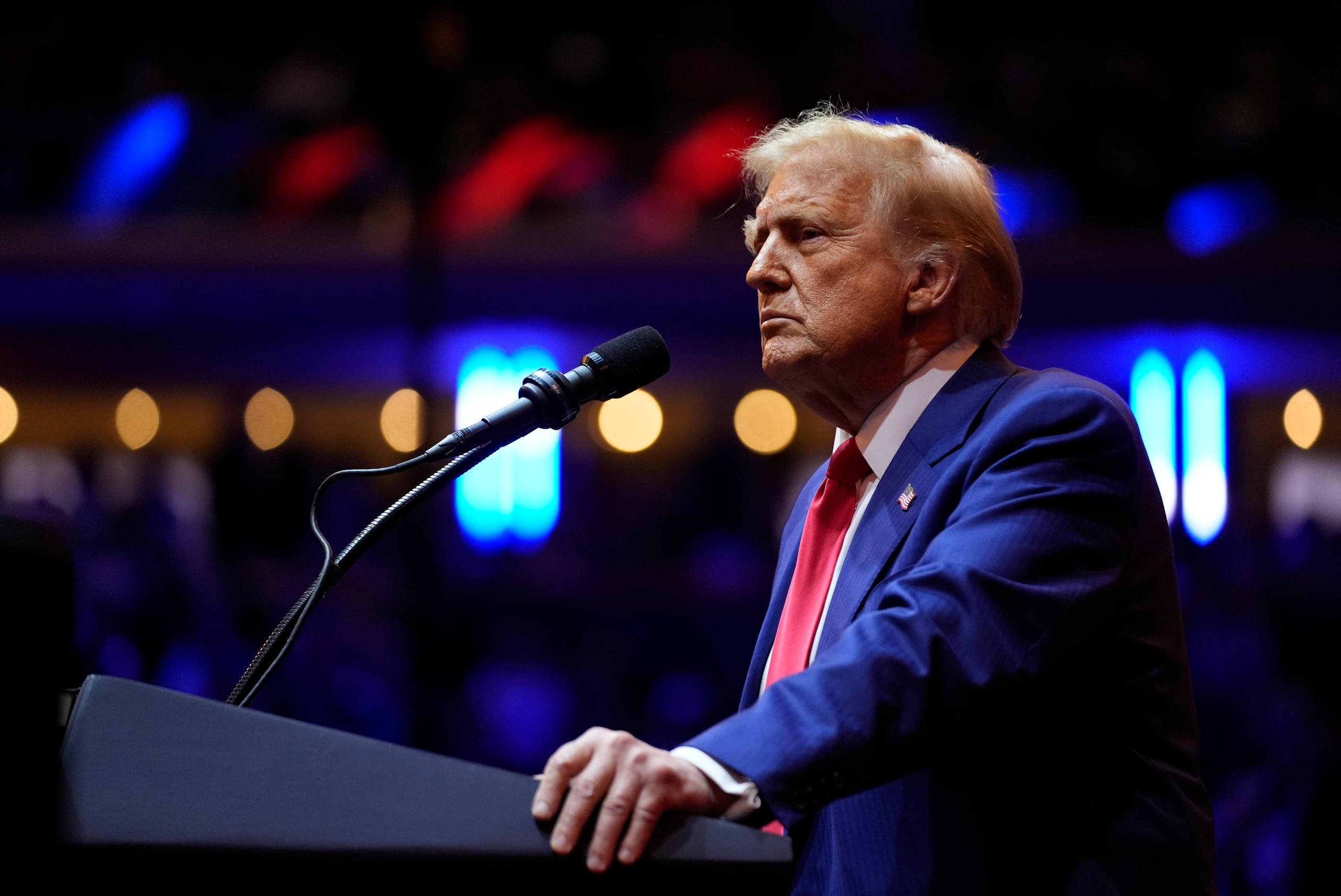 El candidato presidencial republicano, el expresidente Donald Trump.