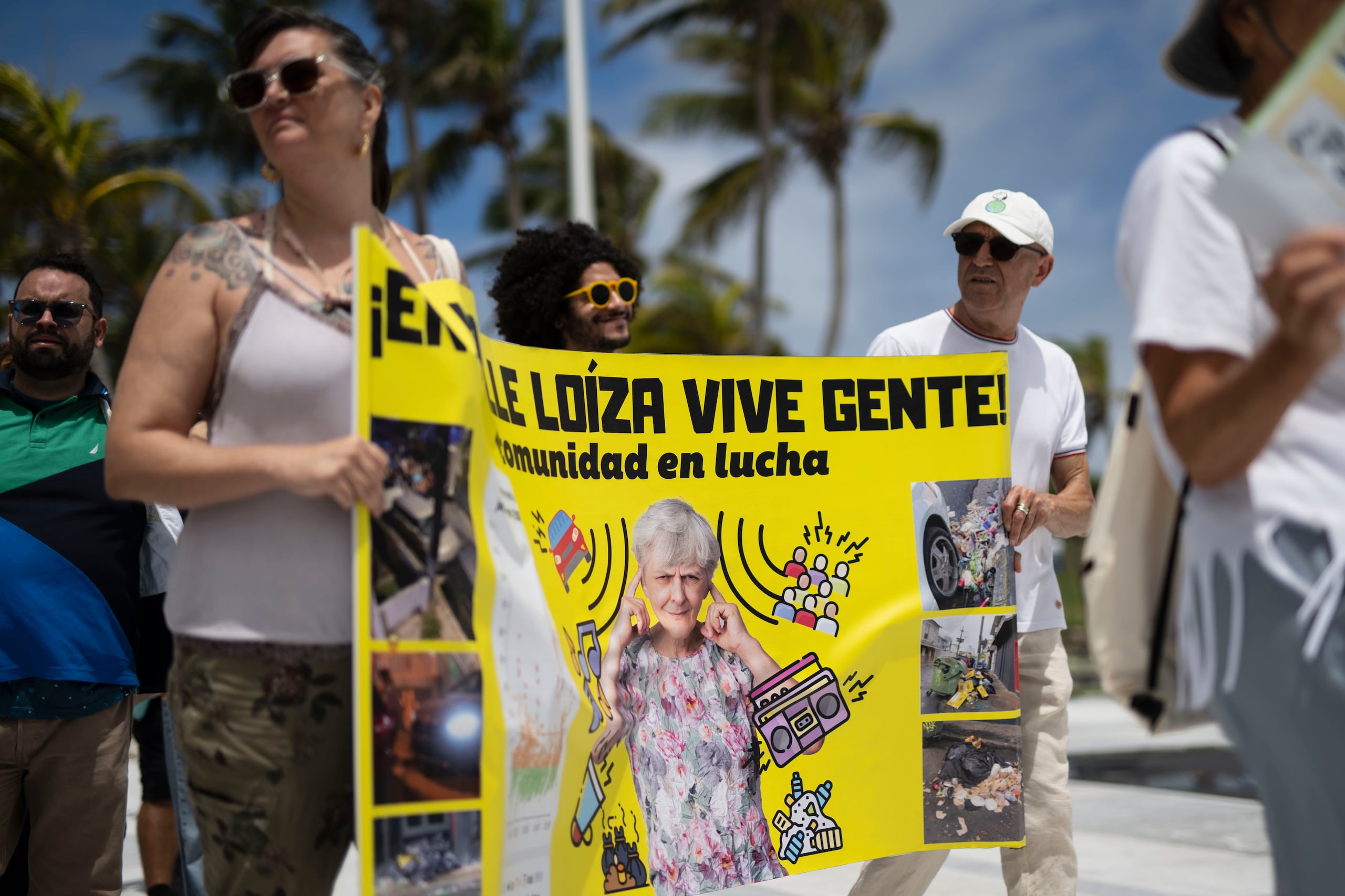 29 de abril de 2024. San Juan, PR. END / PR HOY. Comunidades de la calle Loíza y Santurce convocan protesta para exigir regulación de alquileres a corto plazo, llevada a cabo en el lado norte de El Capitolio, Viejo San Juan. FOTO POR: Carlos Giusti/GFR Media
Protesta, Manifestación, Regulación, Alquileres a Corto Plazo, Loíza, Santurce