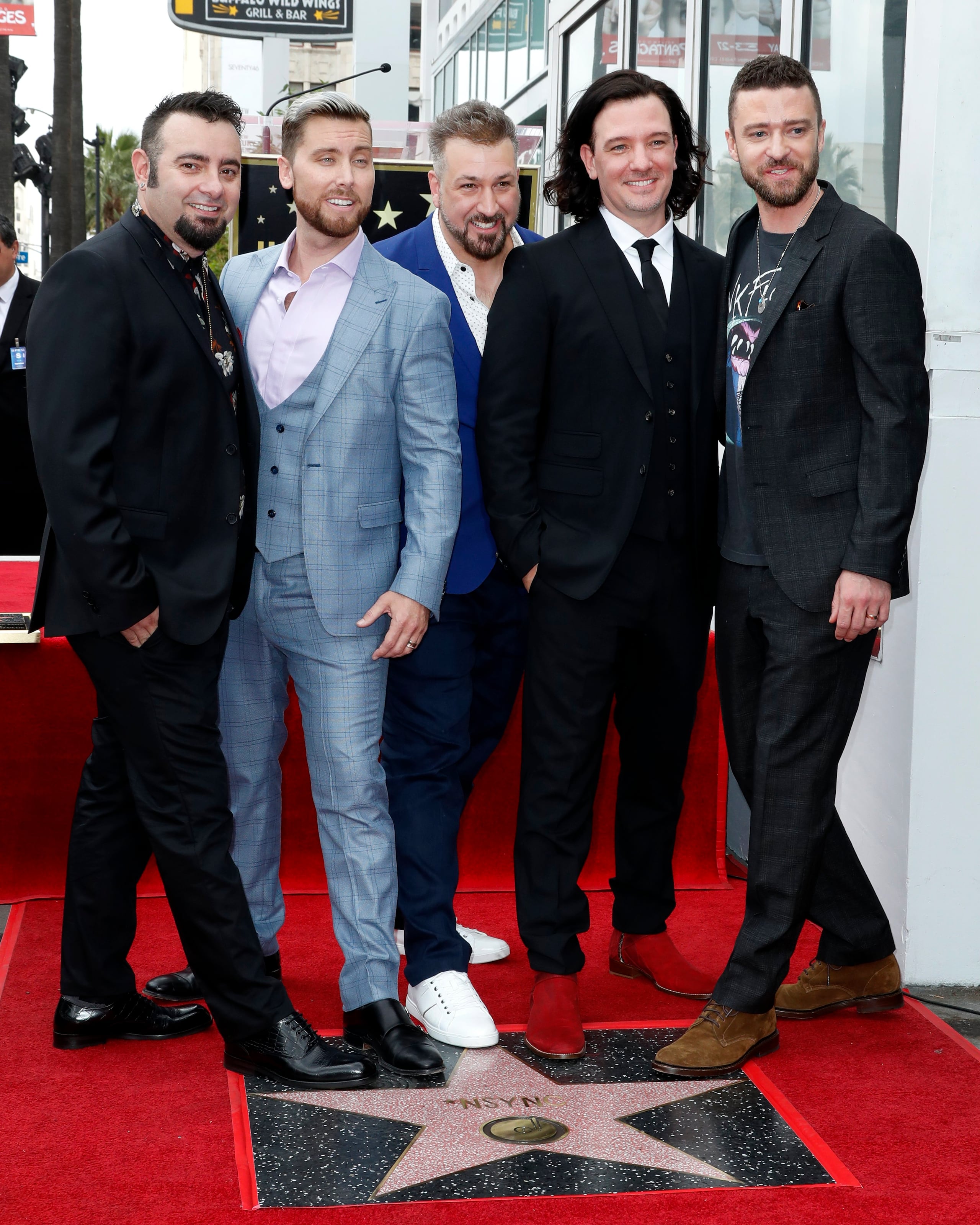 Chris Kirkpatrick), Lance Bass, JC Chasez, Joey Fatone y Justin Timberlake