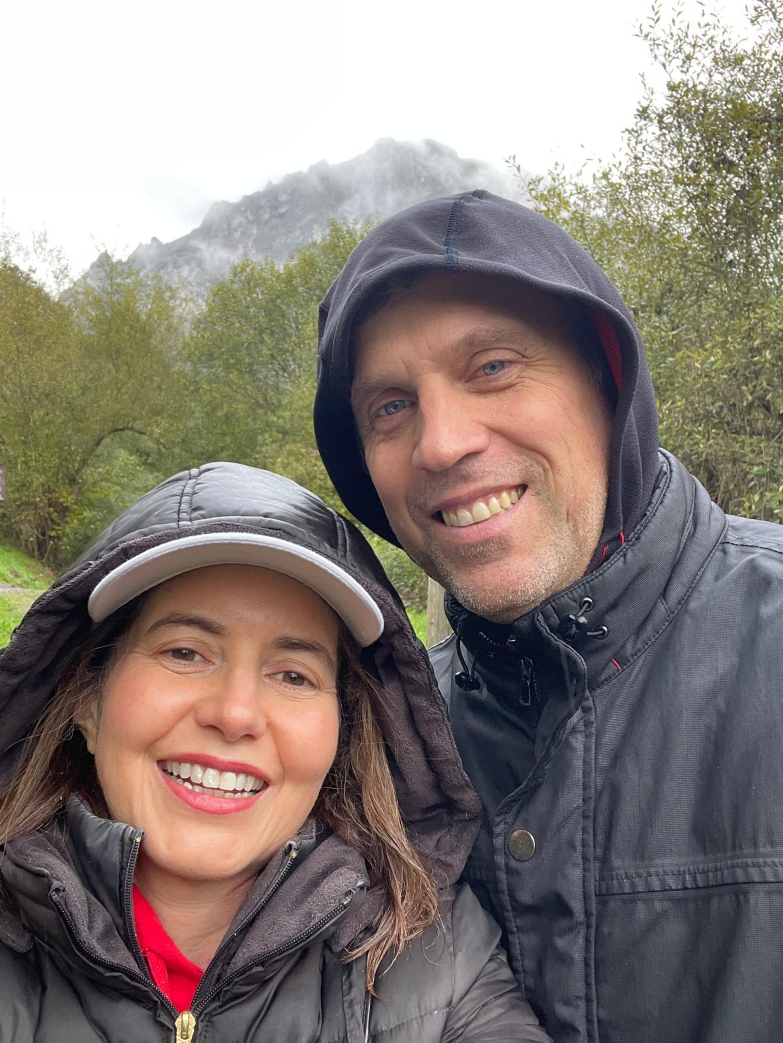 Maripili Rivera y su esposo, Iván Rodrigo.