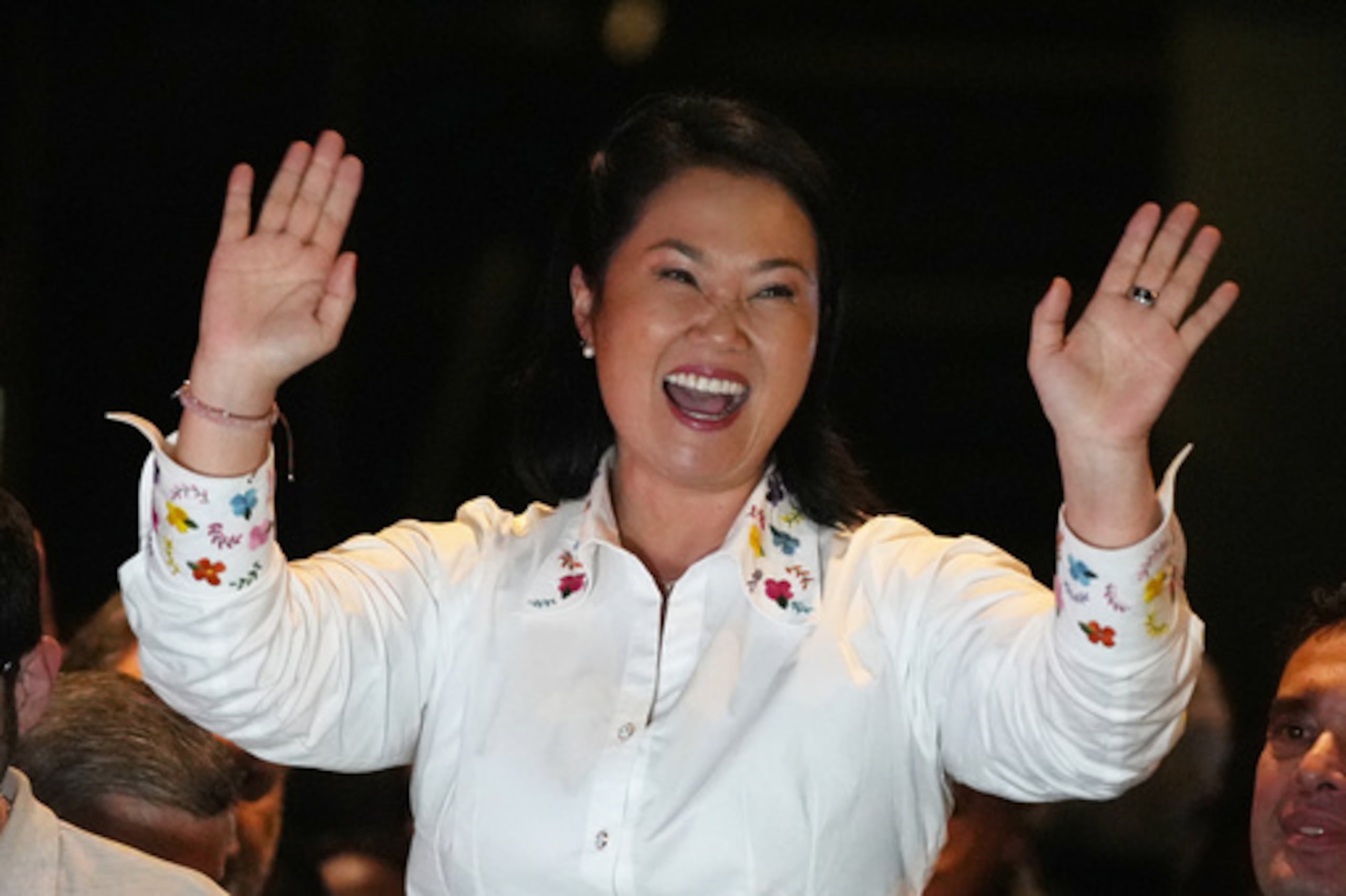 La candidata presidencial Keiko Fujimori