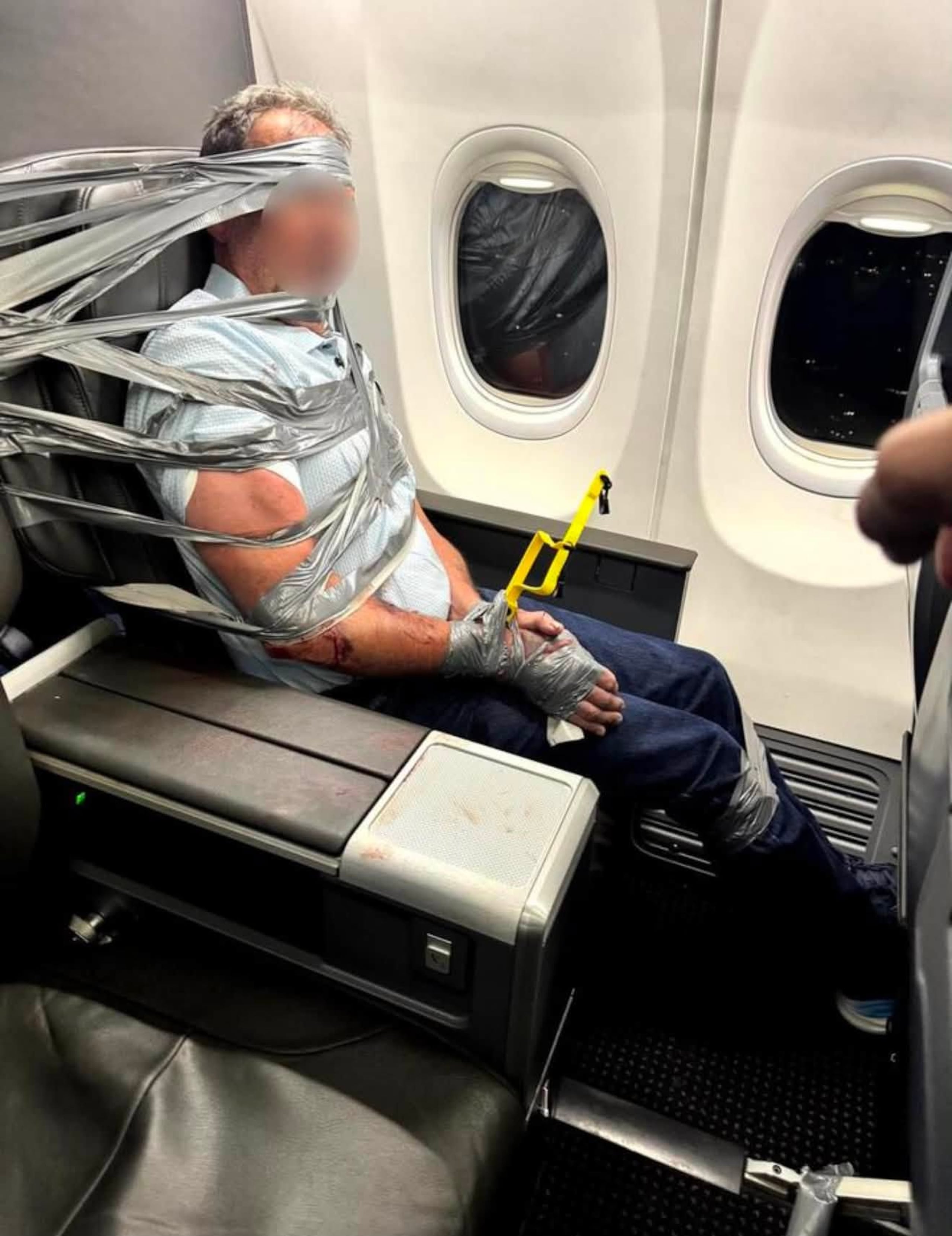 La nave aterrizó en el aeropuerto Thurgood Marshall unos 15 minutos después, donde agentes de la Policía abordaron la misma y pusieron bajo custodia al individuo.