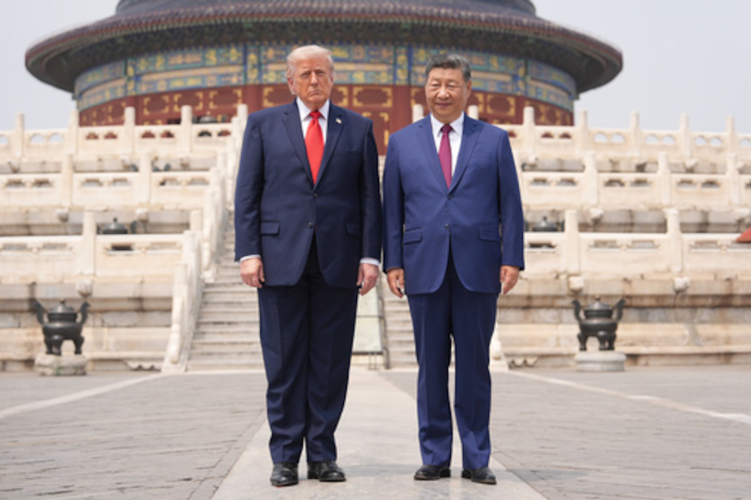 El presidente de Estados Unidos, Donald Trump (izquierda), y el de China, Xi Jinping.