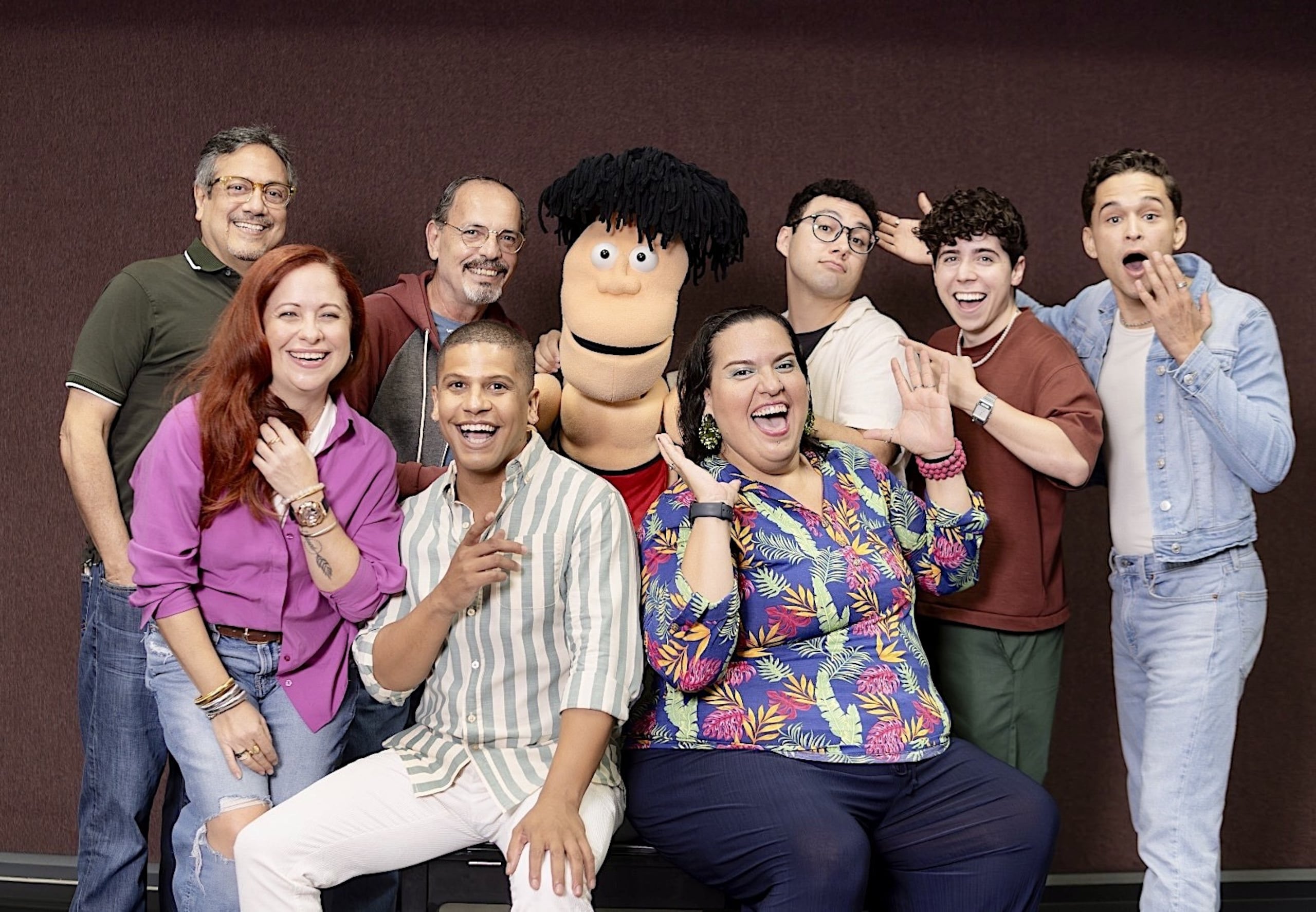 Elenco de la obra musical inspirada en el cómic creado en 1989 por Ricardo Álvarez Rivón y Magali J. Álvarez.