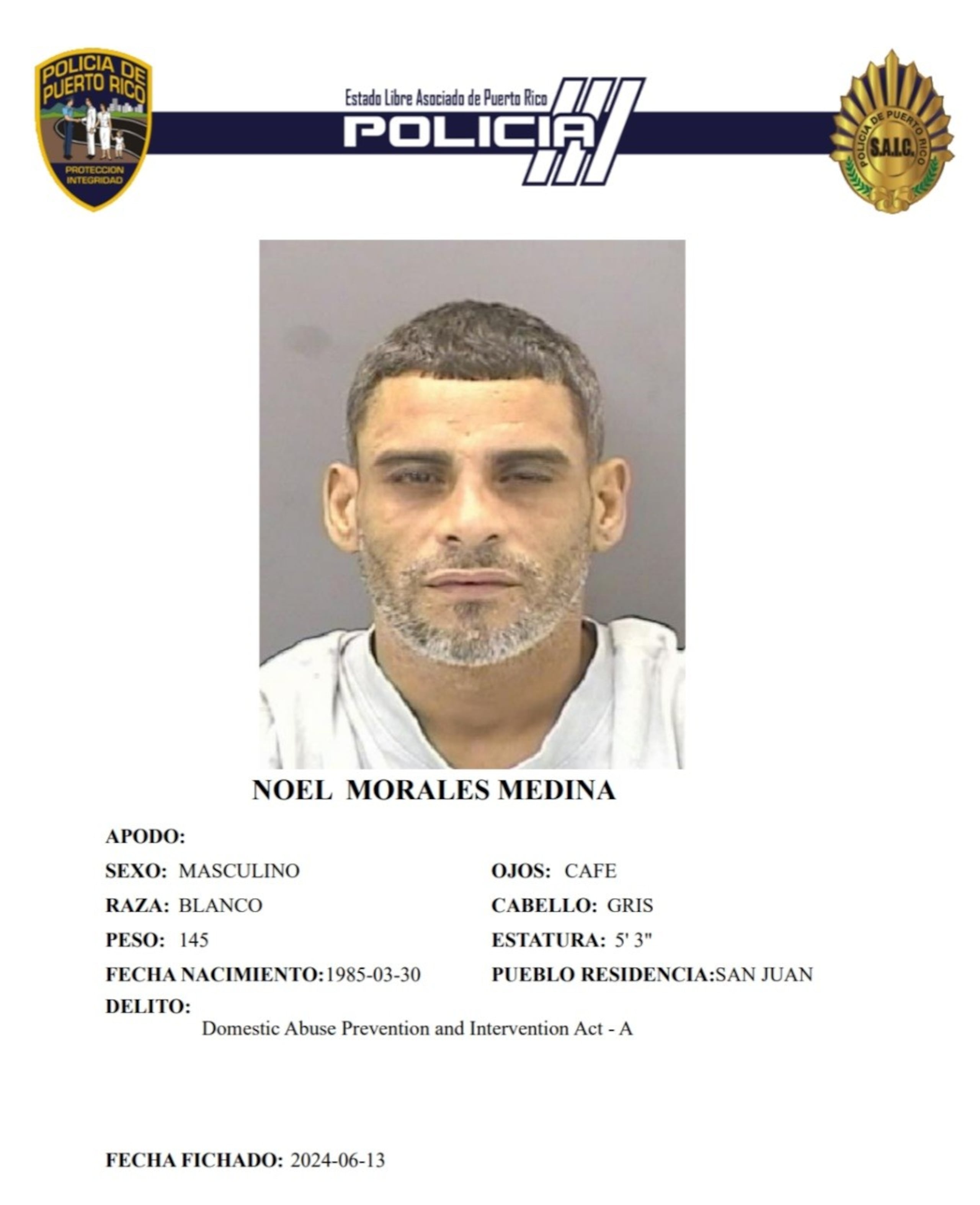 Noel Morales Medina, fue asesinado en la barriada Buena Vista, en Hato Rey.