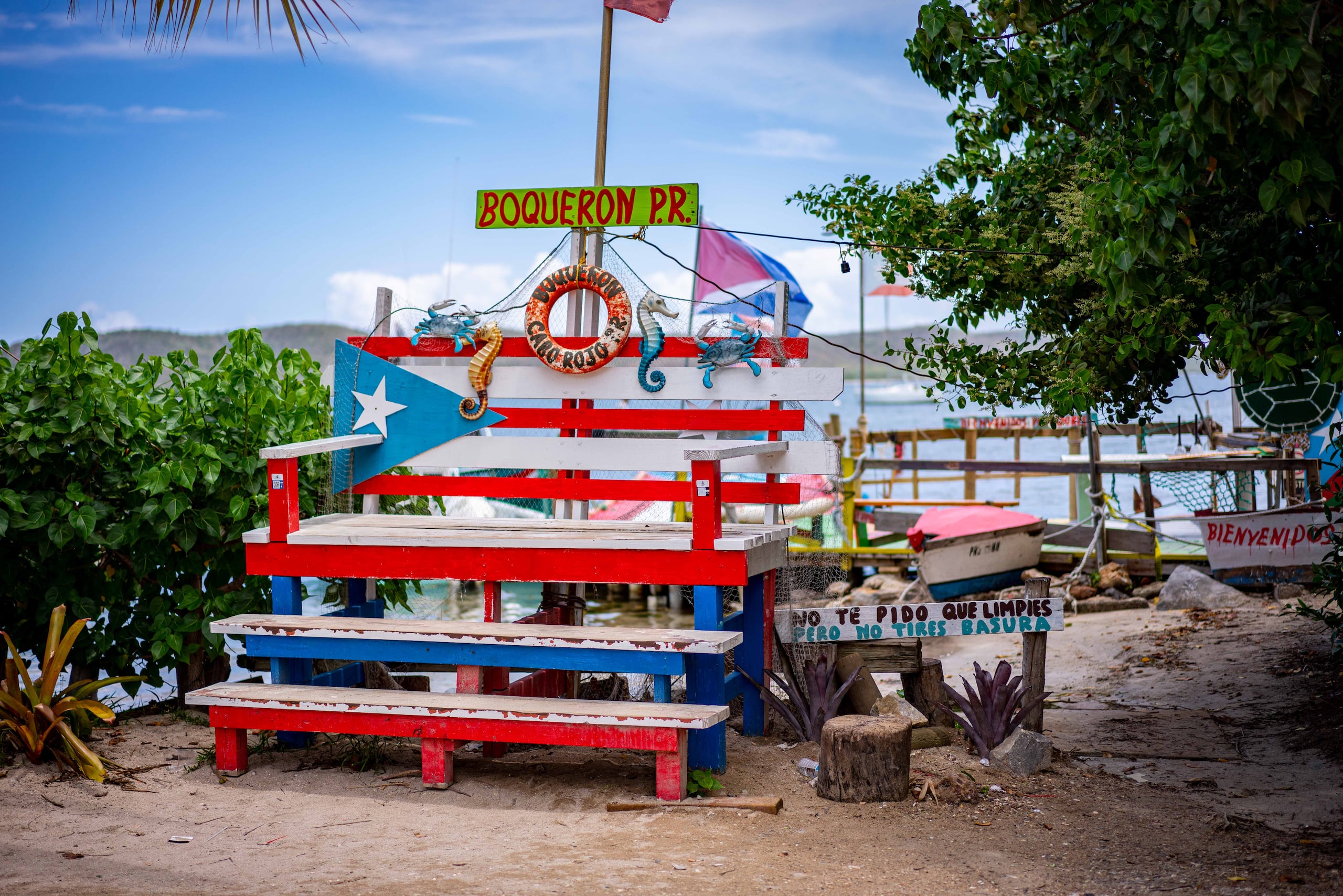 Vistazo al Muelle de la Libertad, en Boquerón.