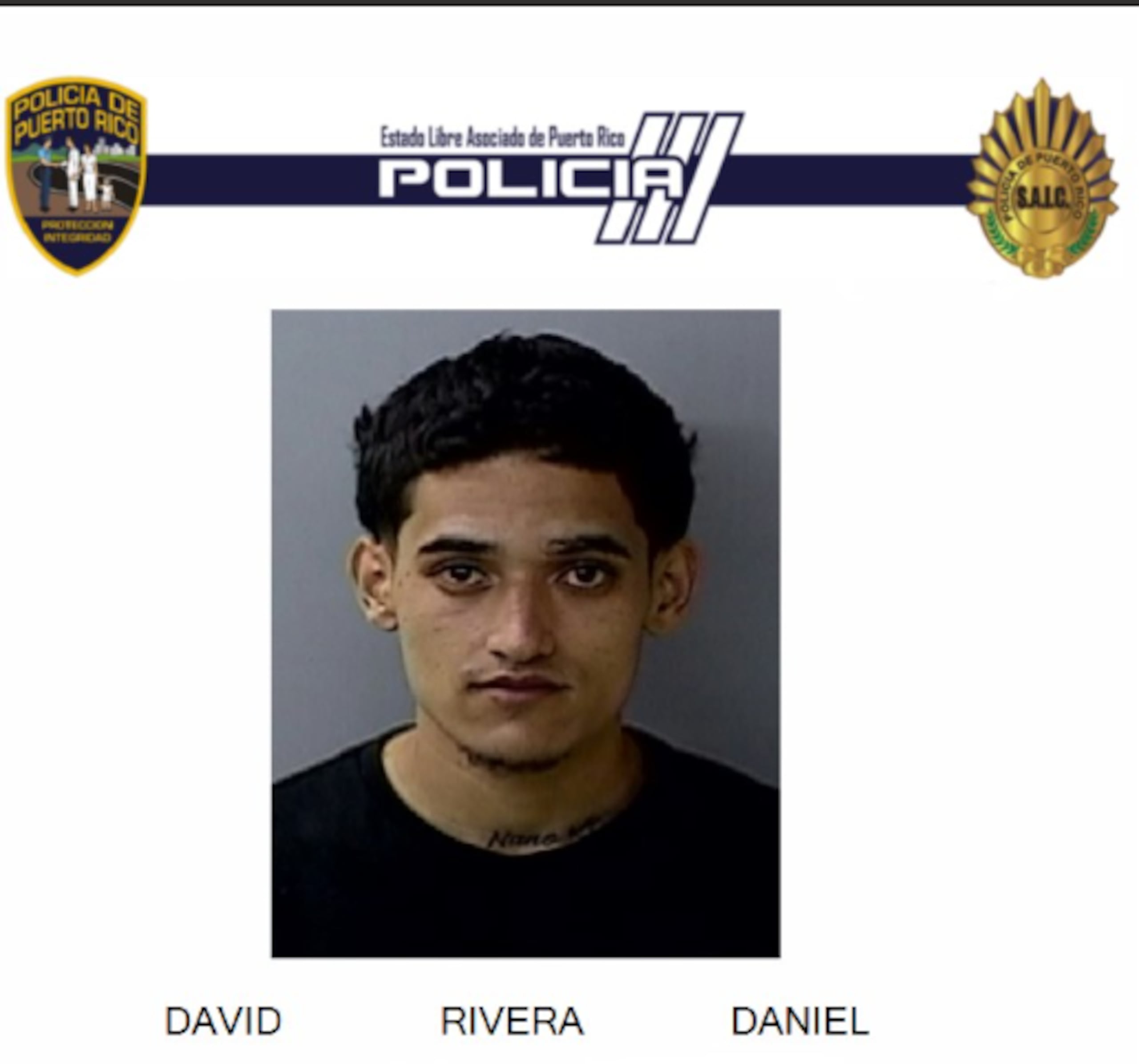 Daniel David Rivera, uno de los hermanos imputado de secuestrar un menor de edad en San Sebastián.