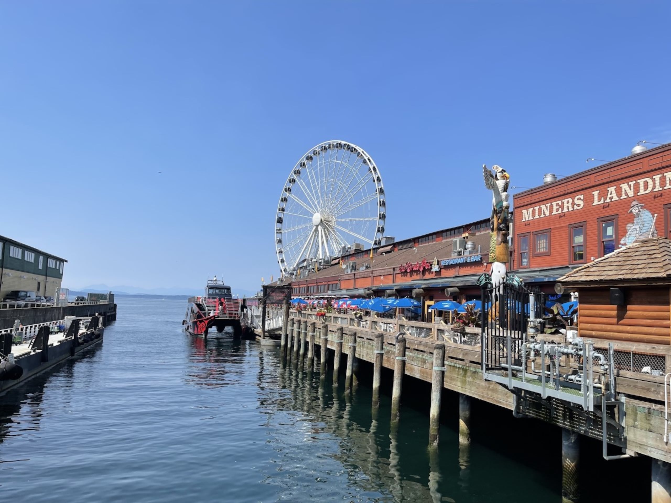 La Gran Rueda de Seattle, en el Frente Portuario.