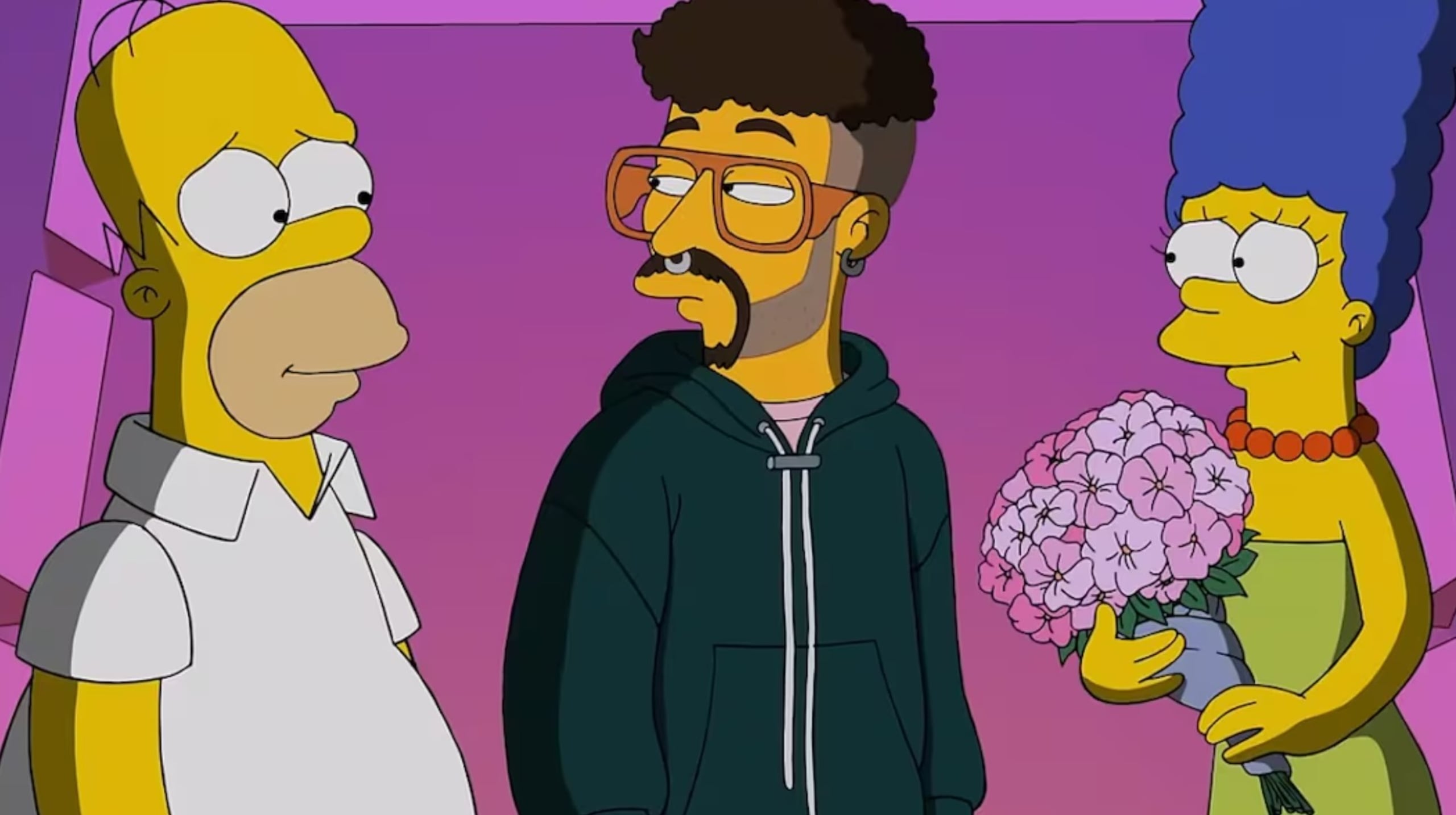 El capítulo que muestra la colaboración entre Los Simpson y Bad Bunny se estrenó en 2021.
