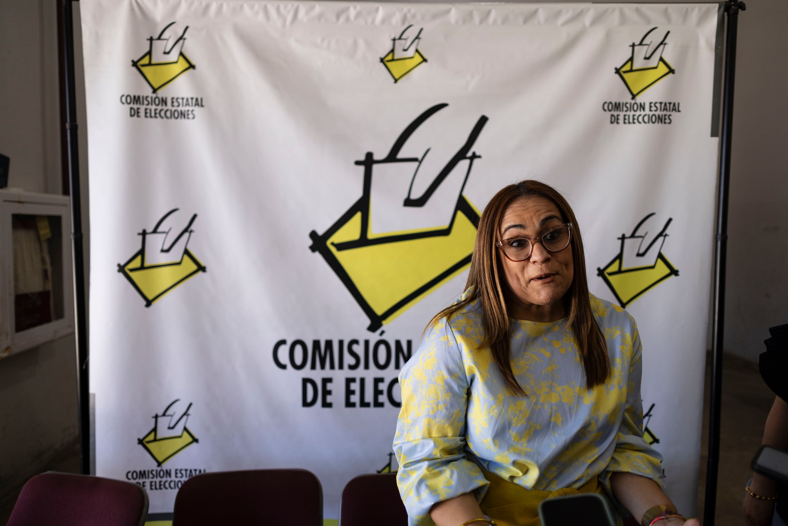 La presidenta interina de la Comisión Estatal de Elecciones (CEE), Jessika Padilla Rivera.
Foto por:
Xavier Araújo | GFR Media
xavier.araujo@gfrmedia.com